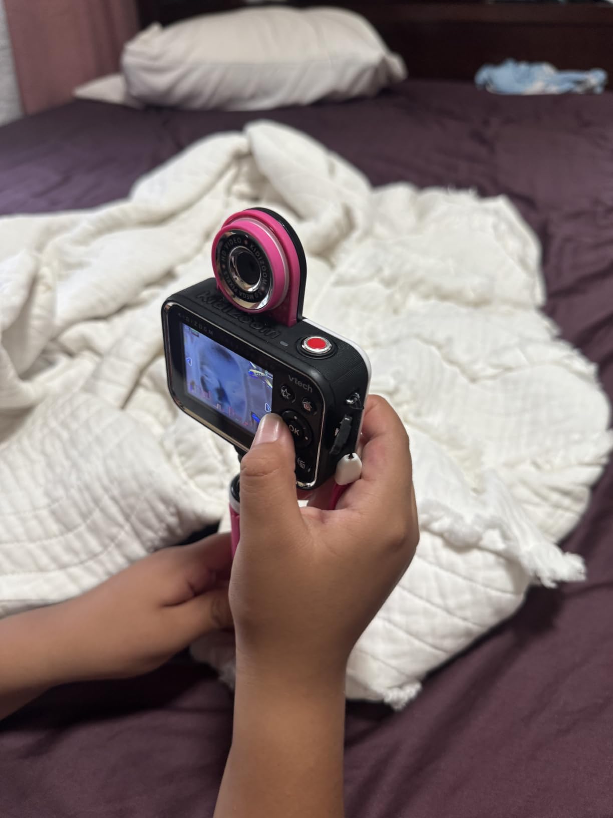 VTech KidiZoom Creator Cam, Glitter Pink customer photo 2
