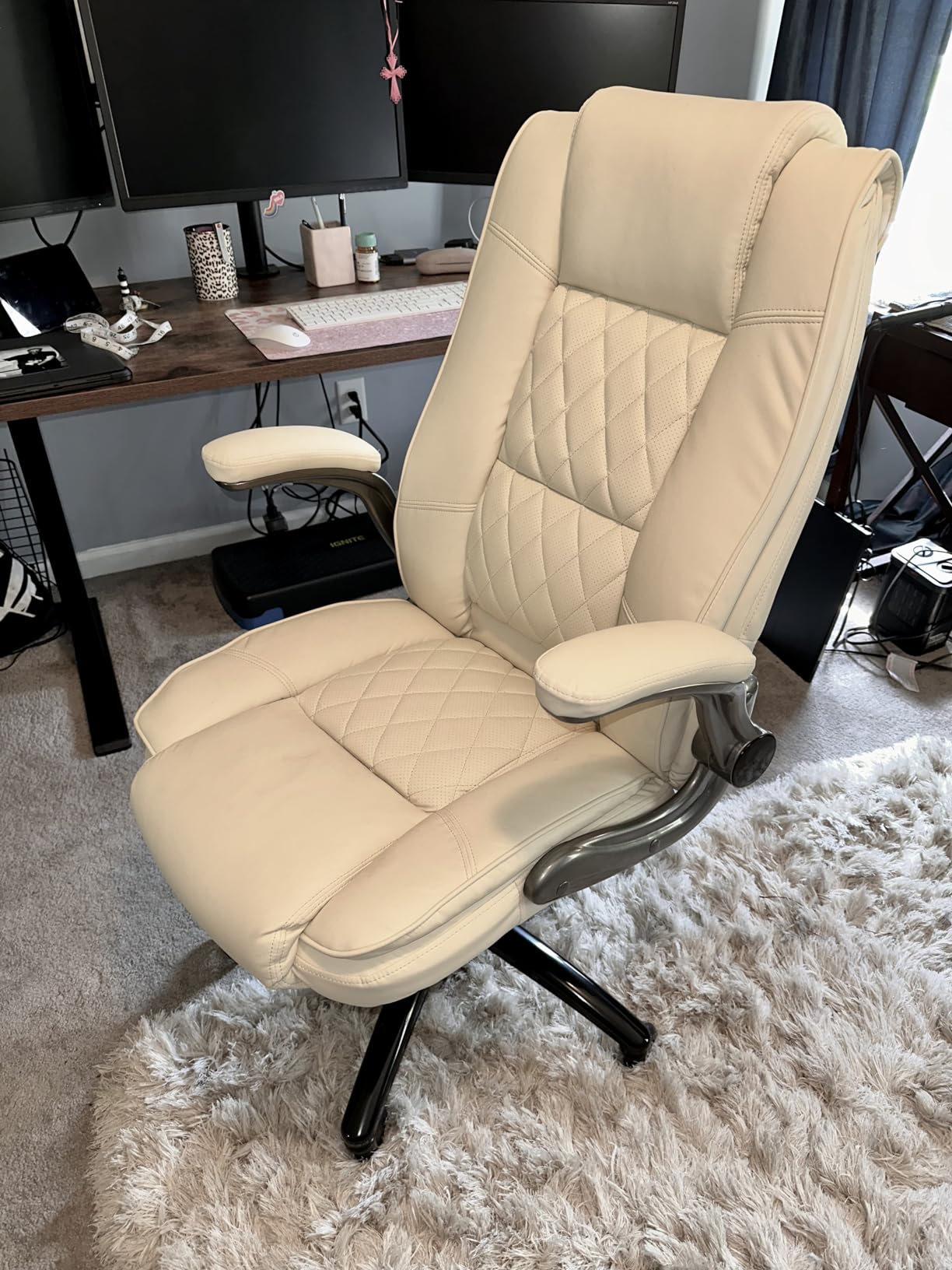 High Back Office Chair, Ergonomic Executive Computer Desk Chair customer photo 2