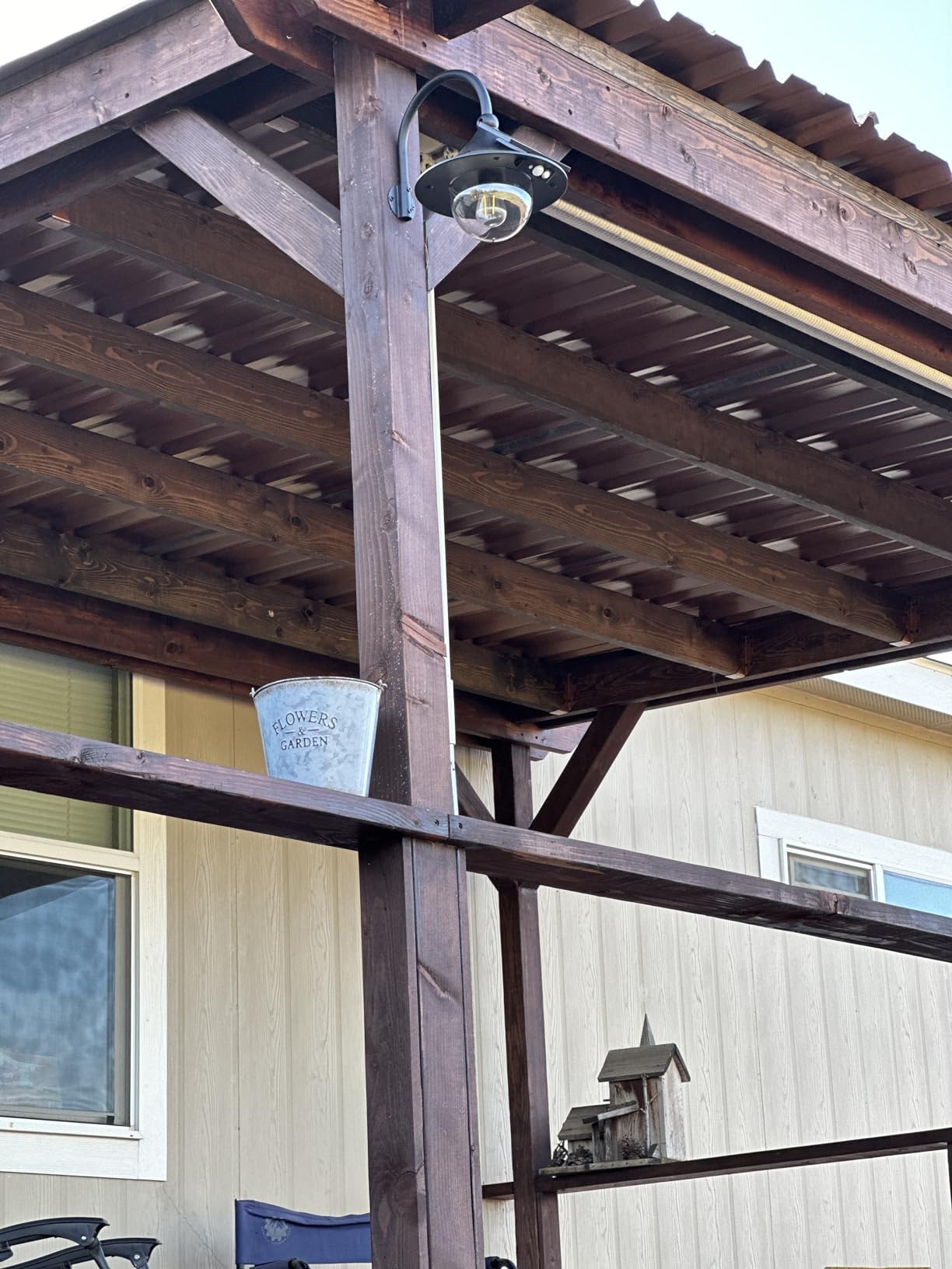 Solar Lantern Lights Outdoor Retro Solar Barn Light with Motion Sensor customer photo 1