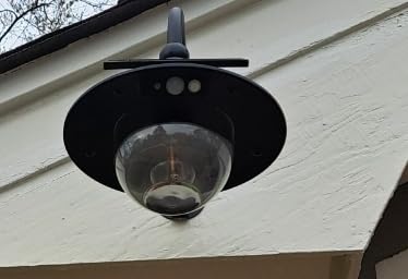 Solar Lantern Lights Outdoor Retro Solar Barn Light with Motion Sensor customer photo 2