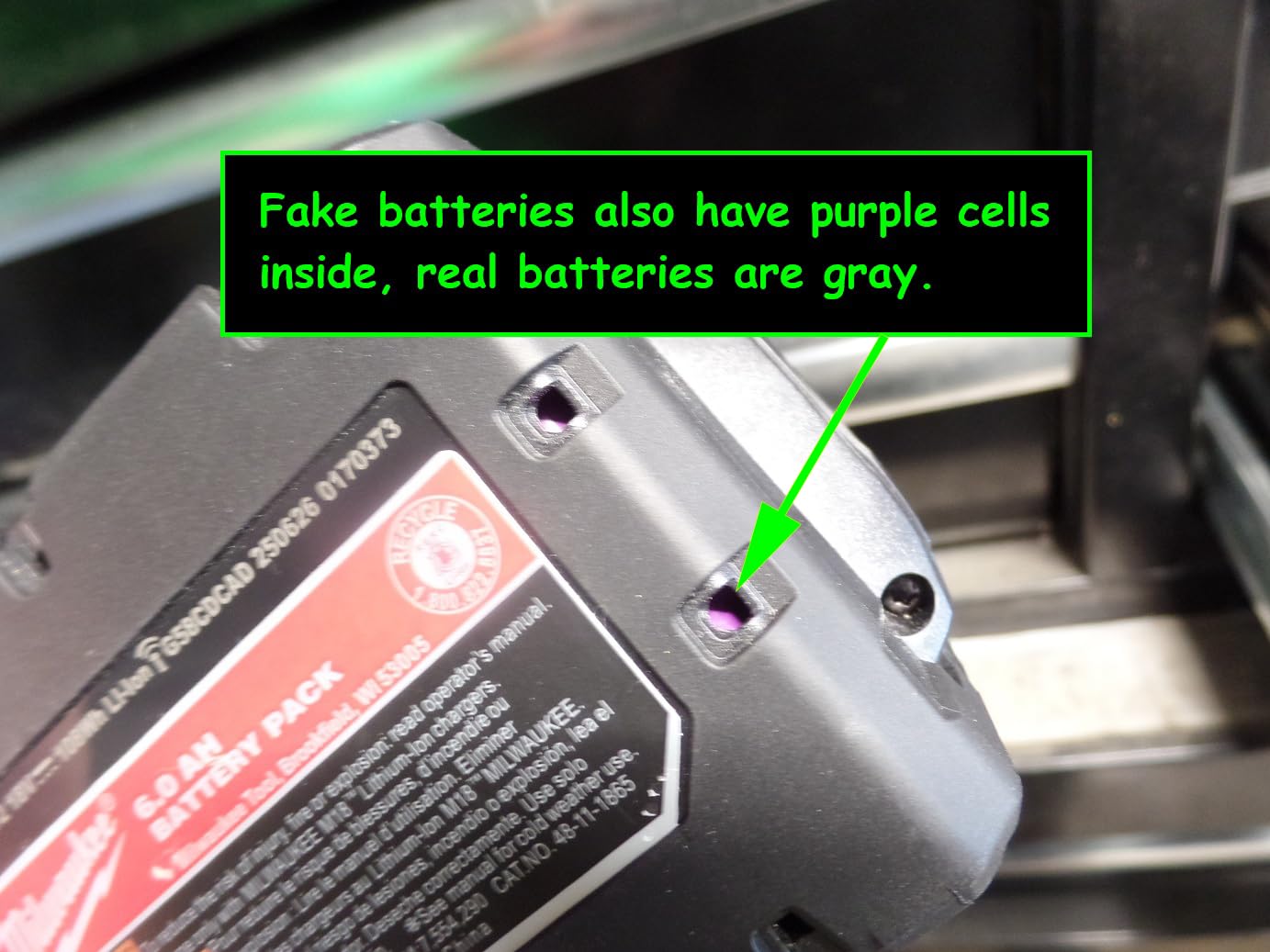 Milwaukee 48-11-1850R M18 18V 5Ah XC Extended Capacity Resistant Battery 2 Pack, (48-11-1850Rx2) customer photo 2
