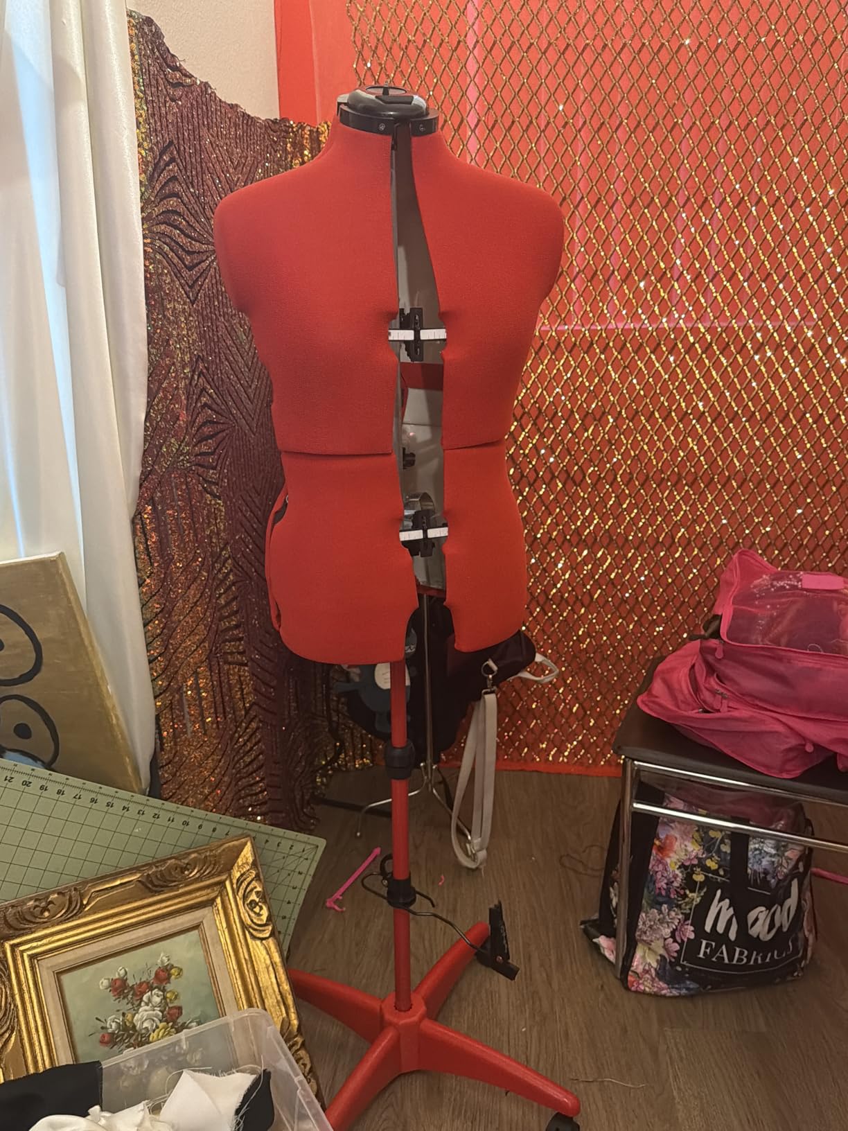 Black Female Adjustable Dress Form Mannequin Size 6-14 customer photo 2