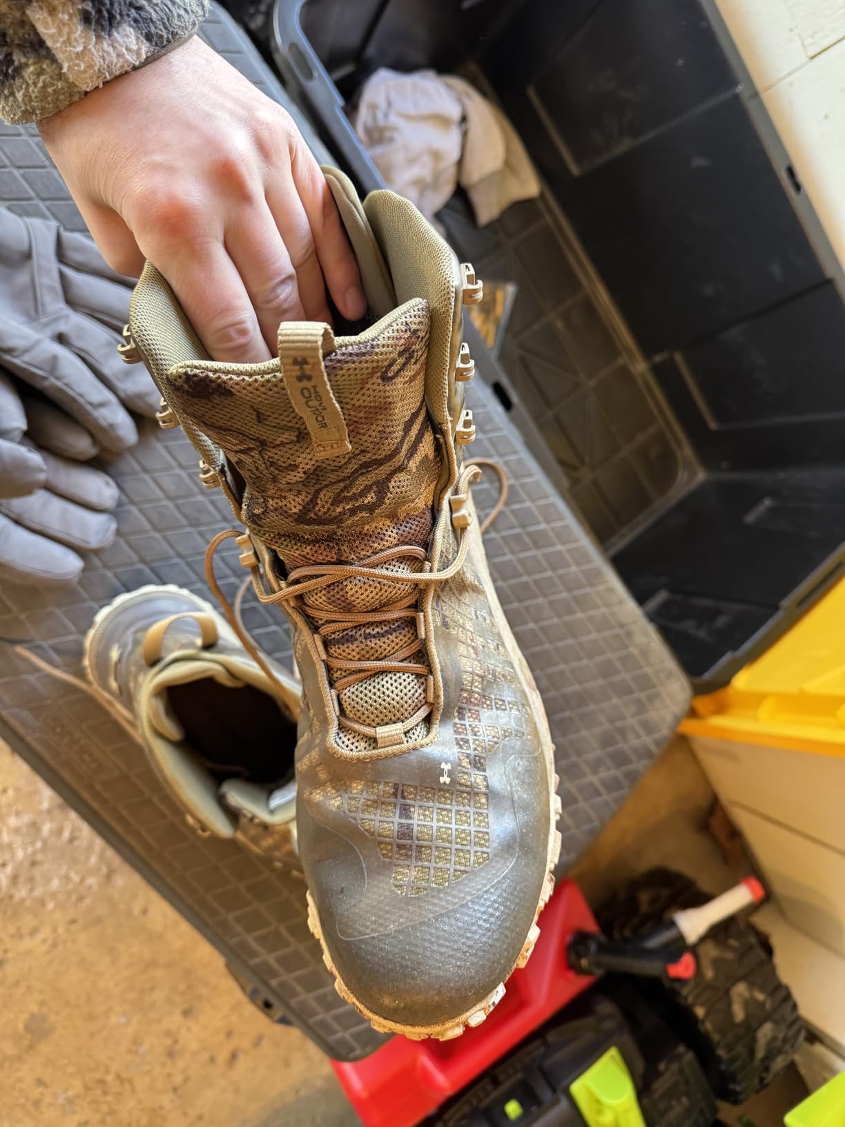 Under Armour Whitetail HOVR Dawn 2.0 Waterproof Boots (3025573-901) customer photo 2