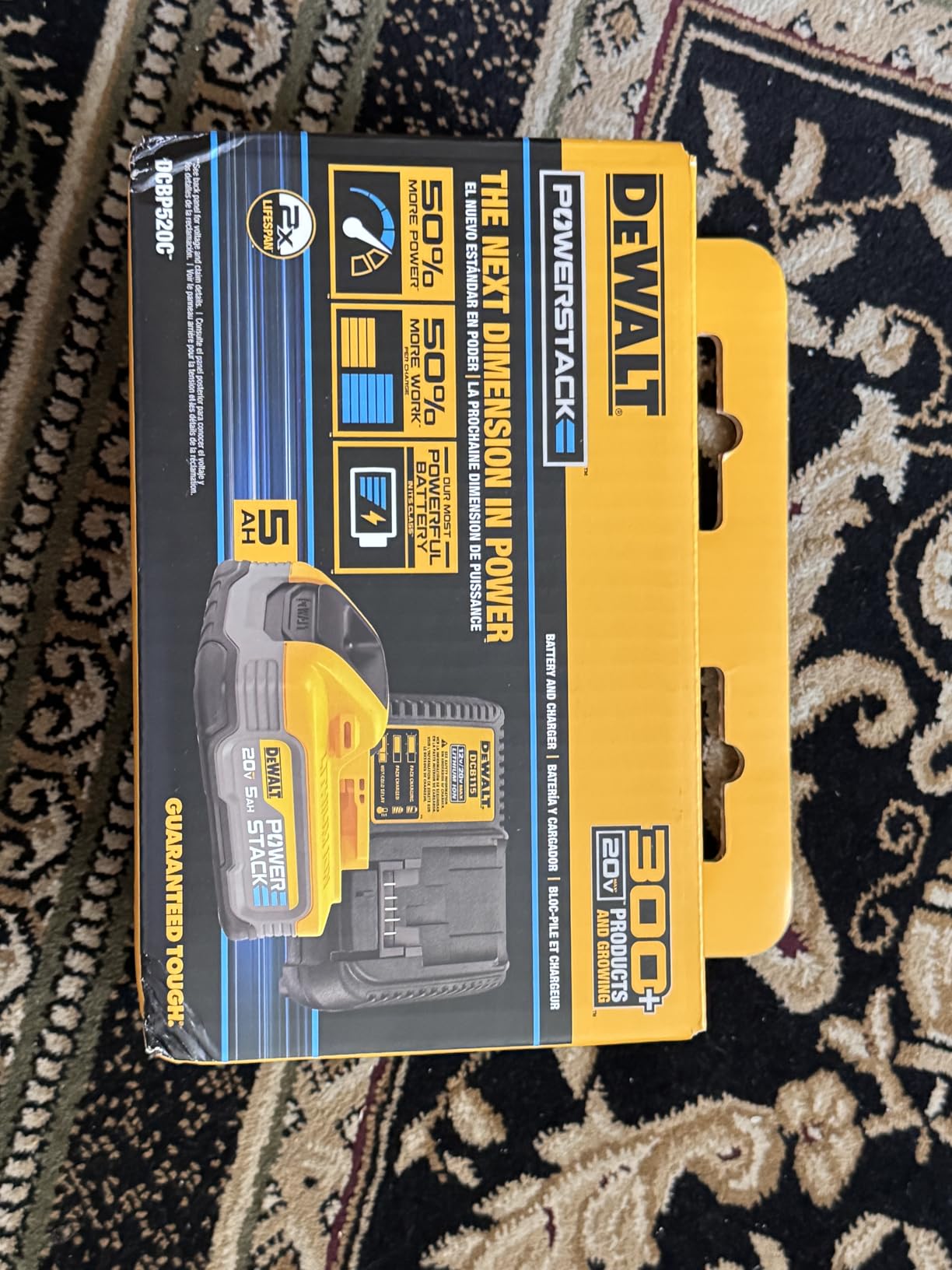 DEWALT Powerstack 20V MAX Battery Starter Kit, Rechargeable, 5Ah, Lithium Ion (DCBP520C) customer photo 2