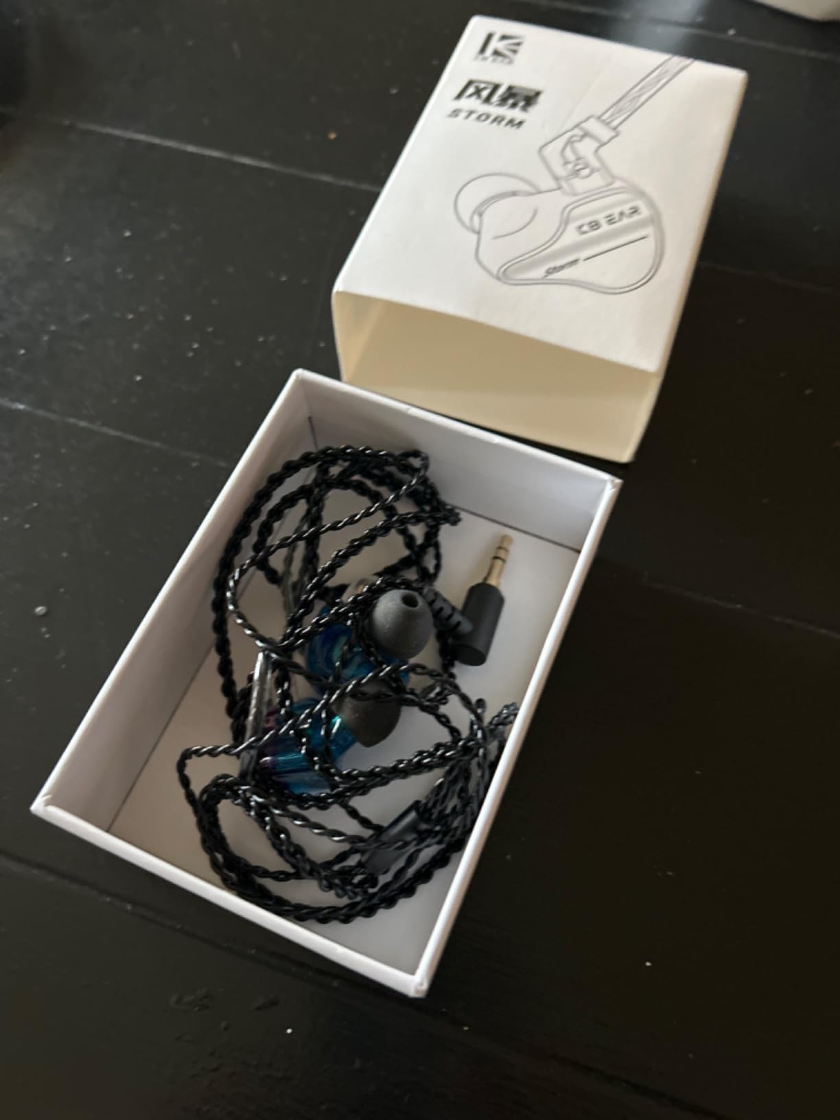 YINYOO KBEAR Storm Professional in Ear Monitor Earphones for Singers Drummers Musicians Bassists, Custom Wired Earbuds in Ear Headphones IEM, Hi Res Detachable OFC Silver-Plated Cable customer photo 1