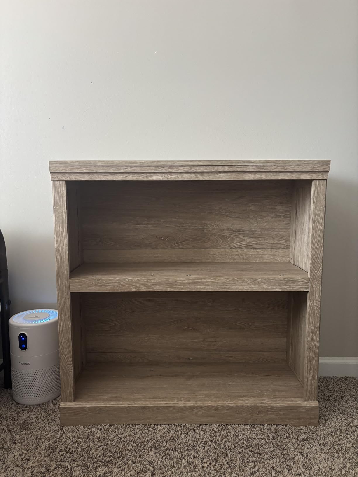 LINSY HOME 5-Shelf Bookcase, Narrow Bookshelves Floor Standing Display Storage Shelves 68 in Tall Bookcase Home Decor Furniture for Home Office, Living Room, Bed Room - White Oak customer photo 1