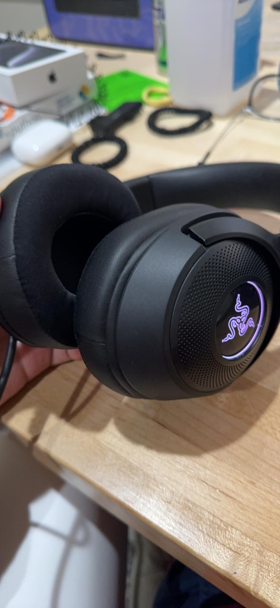 Razer Kraken V3 X Wired USB Gaming Headset, Lightweight, Black customer photo 2