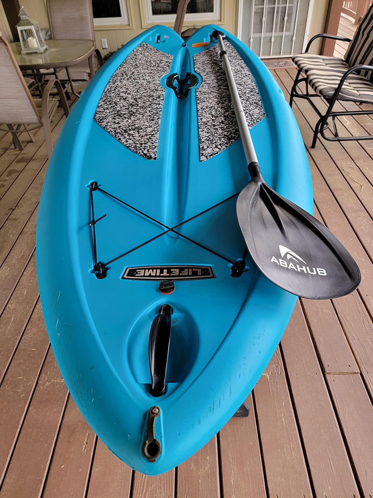 Abahub 3/4-Piece Adjustable SUP Paddle, Lightweight Aluminum Alloy Shaft customer photo 2