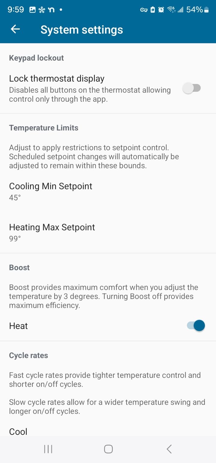 Sensi Lite Smart Thermostat, WiFi, Alexa, DIY, Energy Star Certified, ST25 customer photo 1