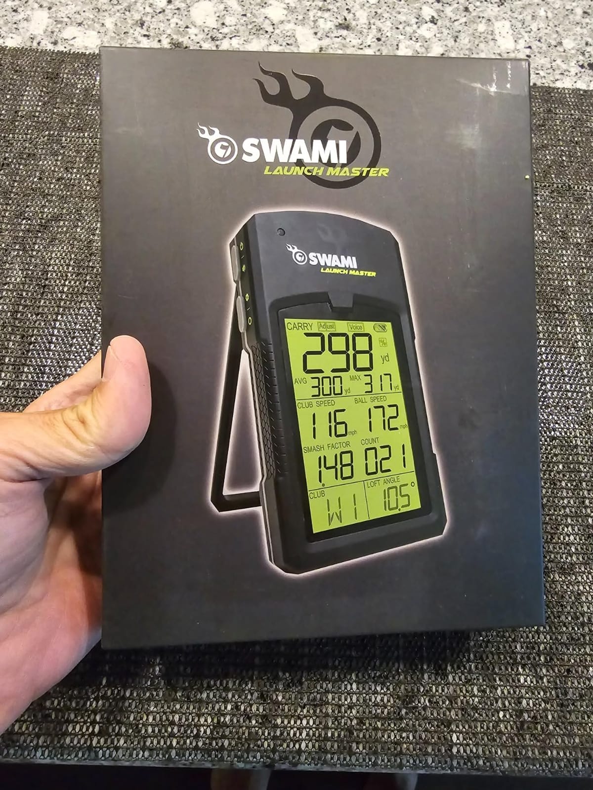 Izzo Golf Swami Launch Master Golf Launch Simulator - Golf Training Aid customer photo 2