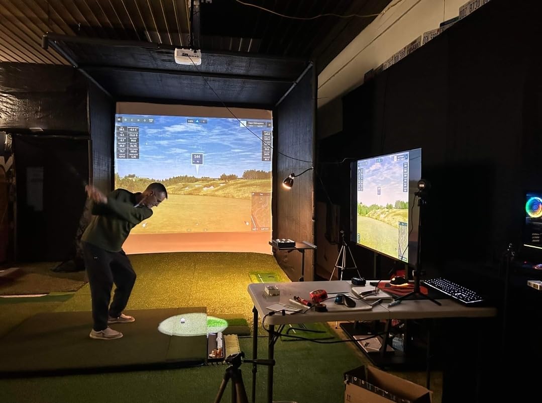 SkyTrak+ Launch Monitor & Golf Simulator (Previous Generation) — Dual Doppler Radar, Enhanced Camera, 100K+ Courses, Real-time Simulation, Wi-Fi, USB-C customer photo 2
