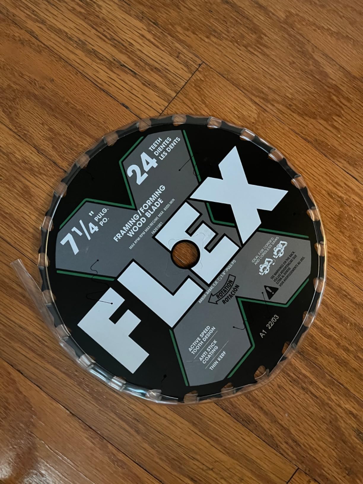 FLEX 24V Brushless Cordless 7-1/4-Inch Rear Handle Circular Saw Kit with 10.0Ah Stacked Lithium Battery and 280W Rapid Charger - FX2141R-1J customer photo 1