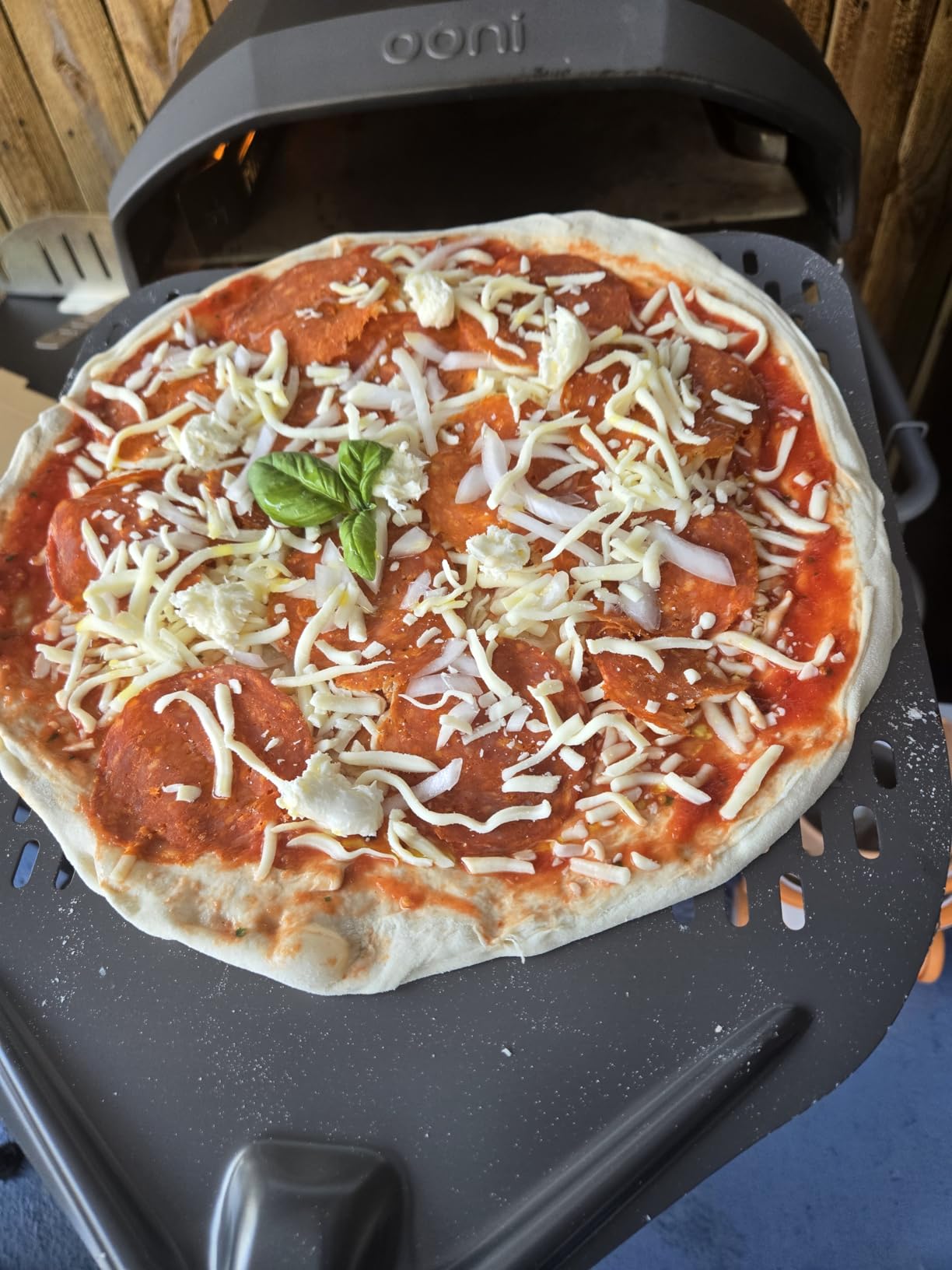 12 Inch + 9 Inch Pizza Peel Set, Perforated Pizza Turning Peel, 12