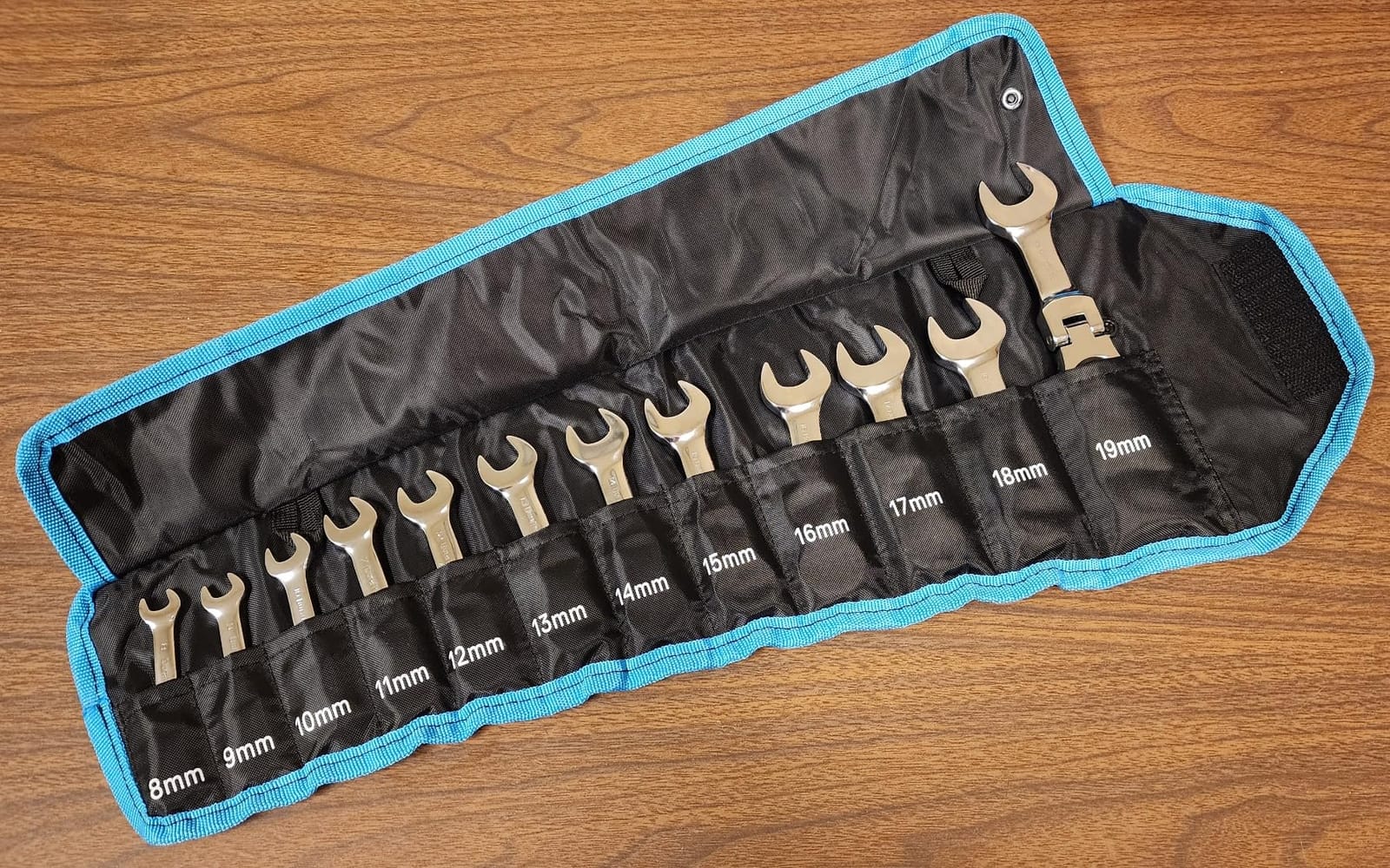 DURATECH Stubby Flex-head Ratcheting Wrench Set, Metric, 12-piece customer photo 1