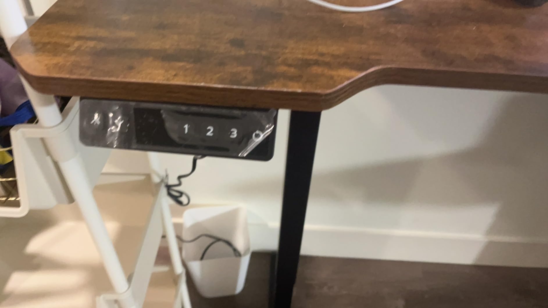 Acrolix L Shaped Electric Standing Desk,59x40 Reversible,Black Carbon customer photo 1