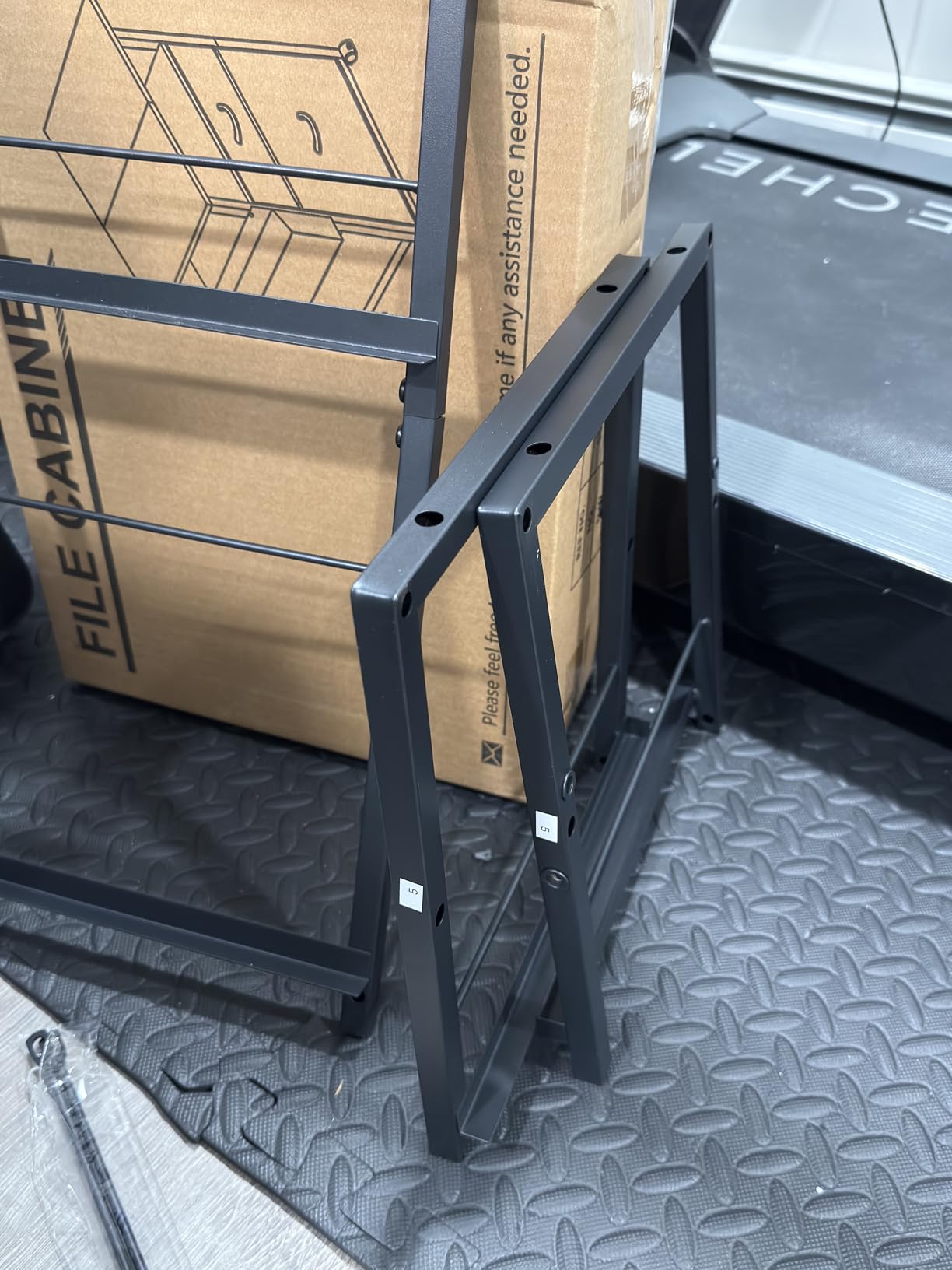 GYIIYUO 2 Drawer File Cabinet 24''W, Mobile Filing Cabinet, Printer Stand customer photo 2