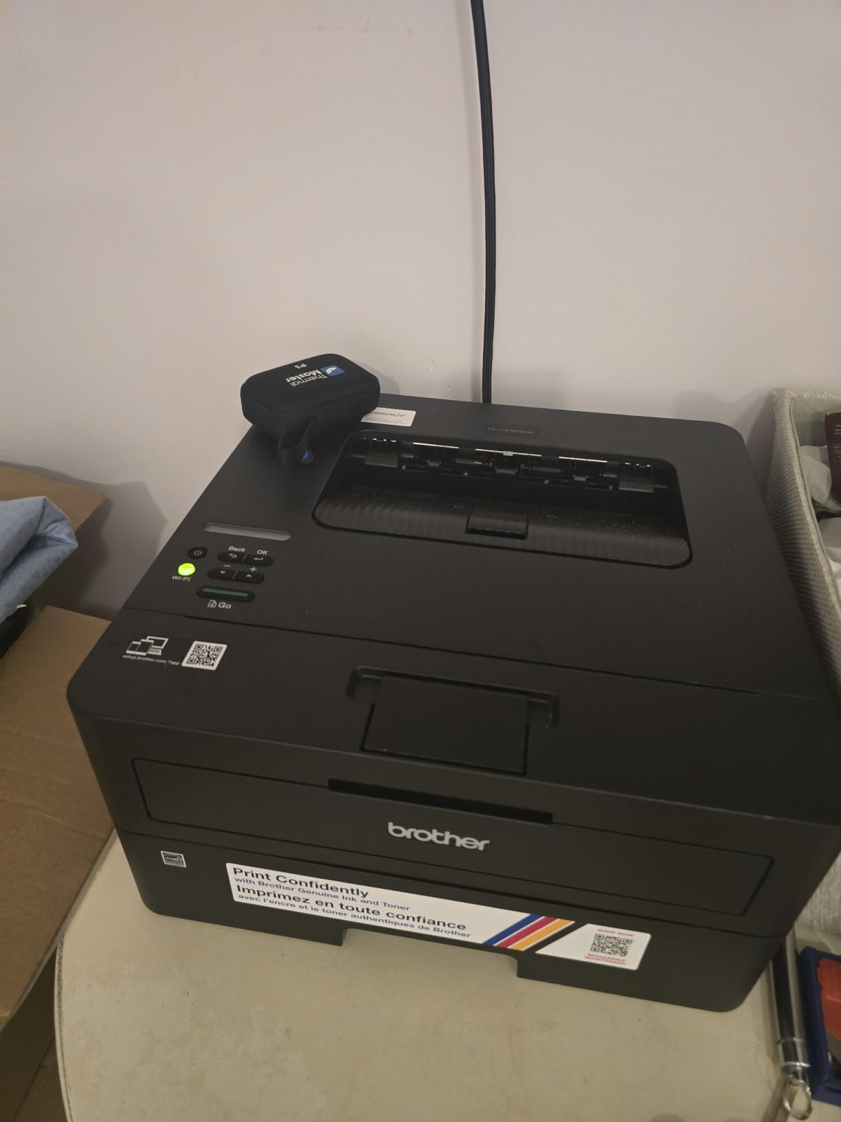 Brother HL-L2460DW Wireless Compact Monochrome Laser Printer with Duplex, Mobile Printing, Black & White Output | Includes Refresh Subscription Trial(1), Works with Alexa customer photo 1