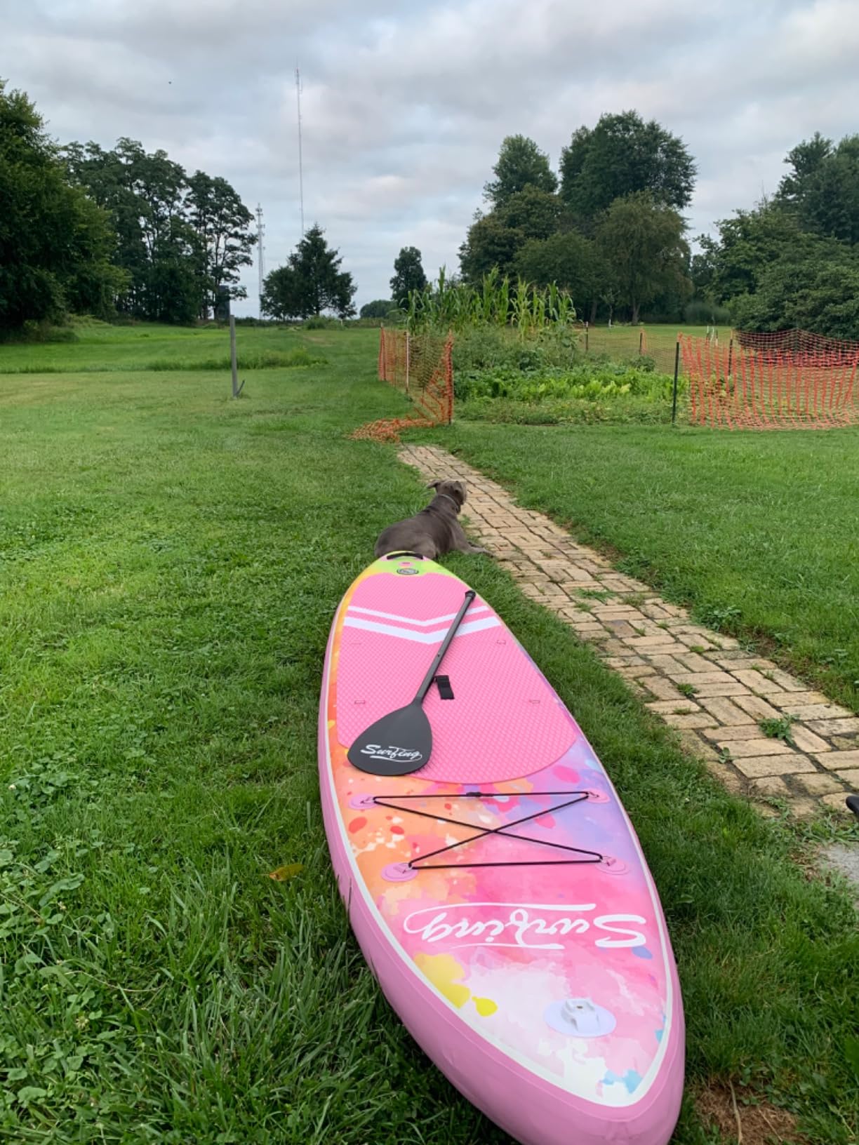 YUSING Inflatable Stand Up Paddle Board, Non-Slip Deck SUP Paddle Board with SUP Accessories & Backpack, Portable Standing Boat for Youth & Adult customer photo 1