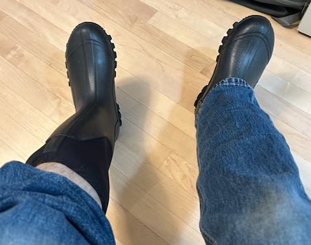 Men's Waterproof Rubber Muck Boots, 6mm Neoprene customer photo 2