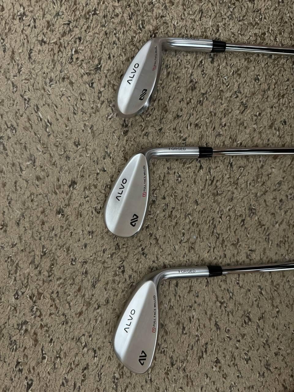 ALVO GOLF - Premium Full Face Golf Wedges, Golf Wedge Set and Singles, 3 Wedges 52/56/60/70 Degree,Lob,Gap,Sand Golf Club for Men, Premium Grip, Right Hand, max Spin customer photo 2
