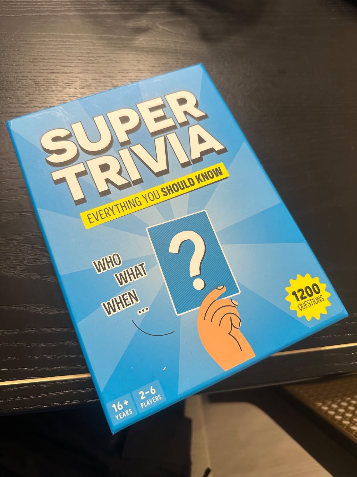 Super Trivia Game for Adults with 1200 Questions - Fun Board Game for Adults - Family Road Trip Travel Game for the Pursuit of Trivial Knowledge customer photo 2