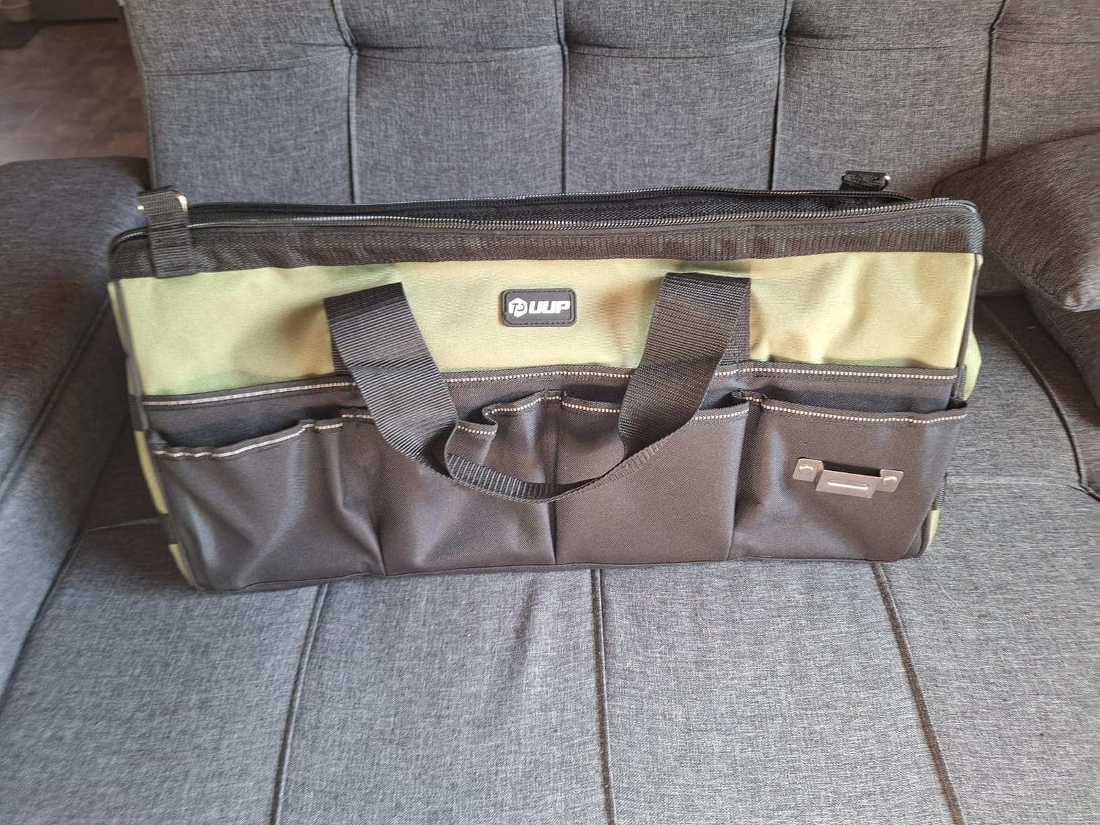 UUP Heavy Duty Tool Bag 15Inch, 16-Pocket Portable Empty Tool Box Organizer customer photo 1