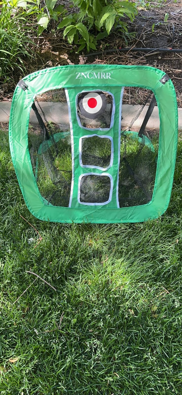 Pop Up Golf Chipping Net, Indoor/Outdoor Golfing Target Net Collapsible Portable Golf Hitting Net with 15 Training Balls and 2 Hitting Mats for Backyard Driving and Swing customer photo 2