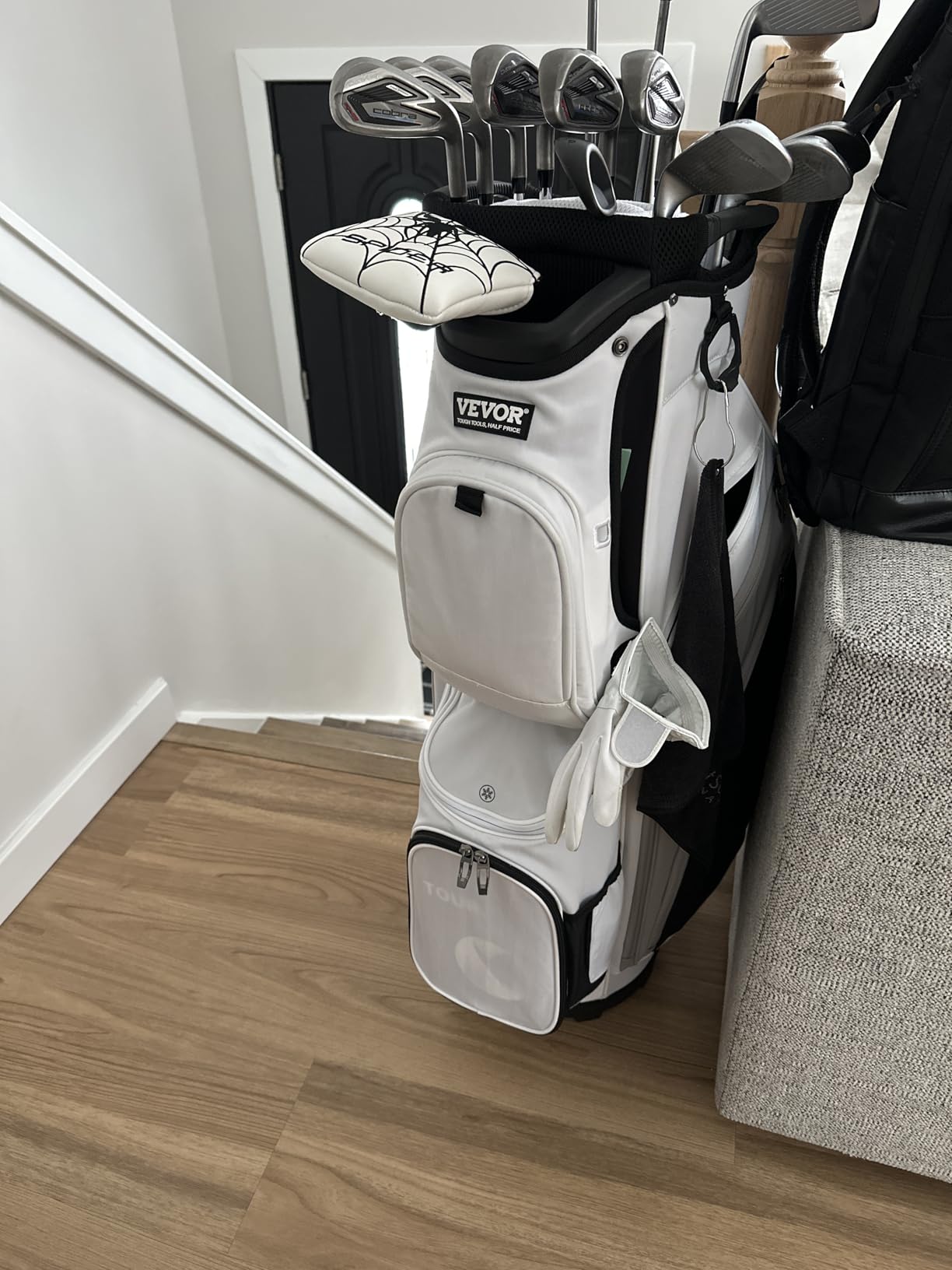 VEVOR Golf Cart Bag with 14 Way Organizer Divider Top, Premium Cart Bag with Stand, Durable Golf Bags with Handles & Dust Cover & Detachable Dual Strap for Men & Women customer photo 2