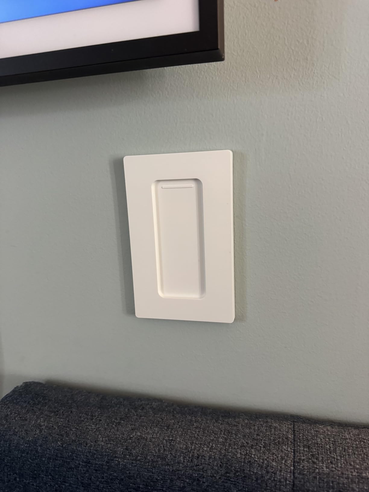 Amazon Basics Smart Dimmer Switch and Remote for Music and Routines, Works with Alexa Only, Compatible Echo Devices Required, Easy Setup, No Wiring Required, Handheld customer photo 2