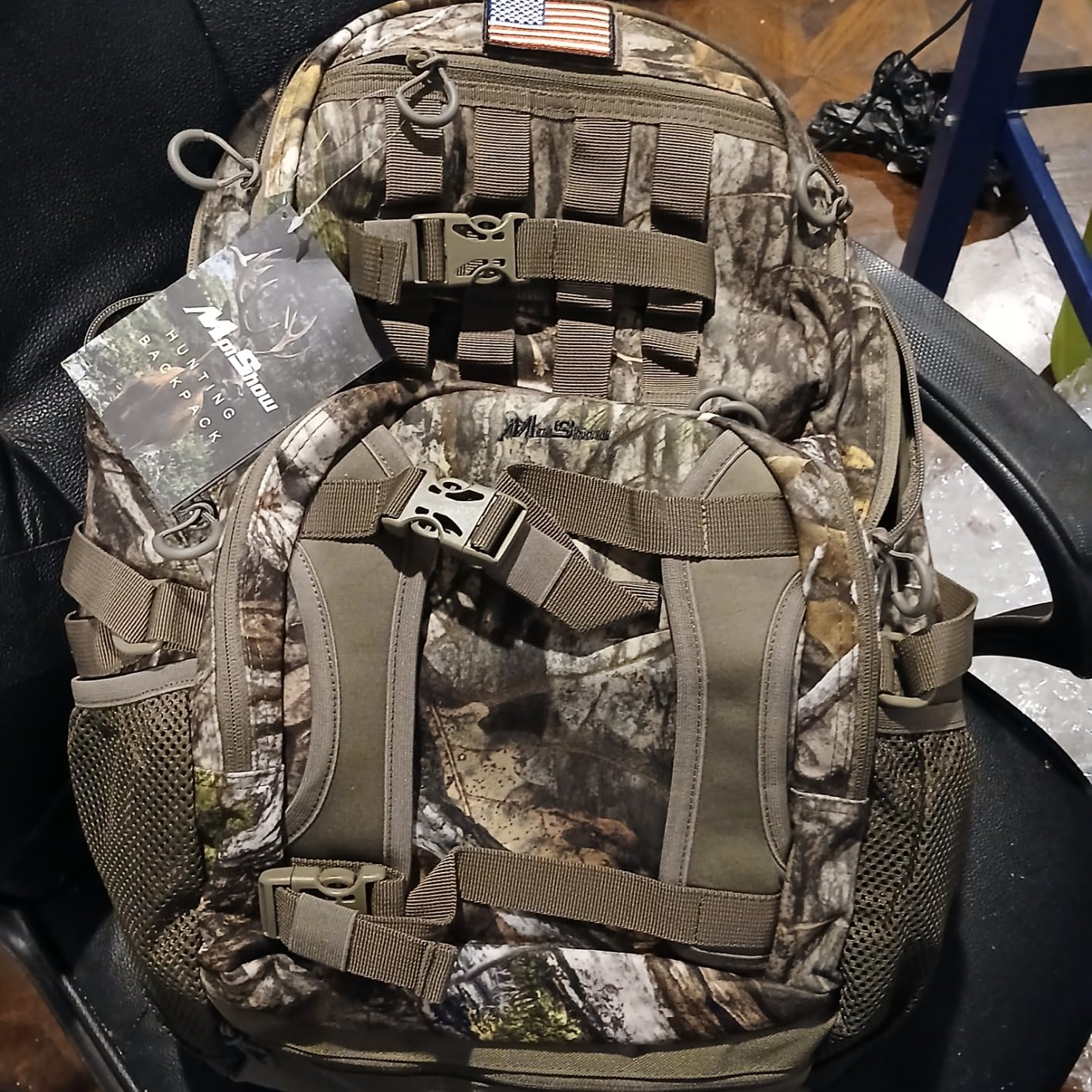 Hunting Backpack for Men, Camo Hunting Pack for Bow & Rifle Carry customer photo 2
