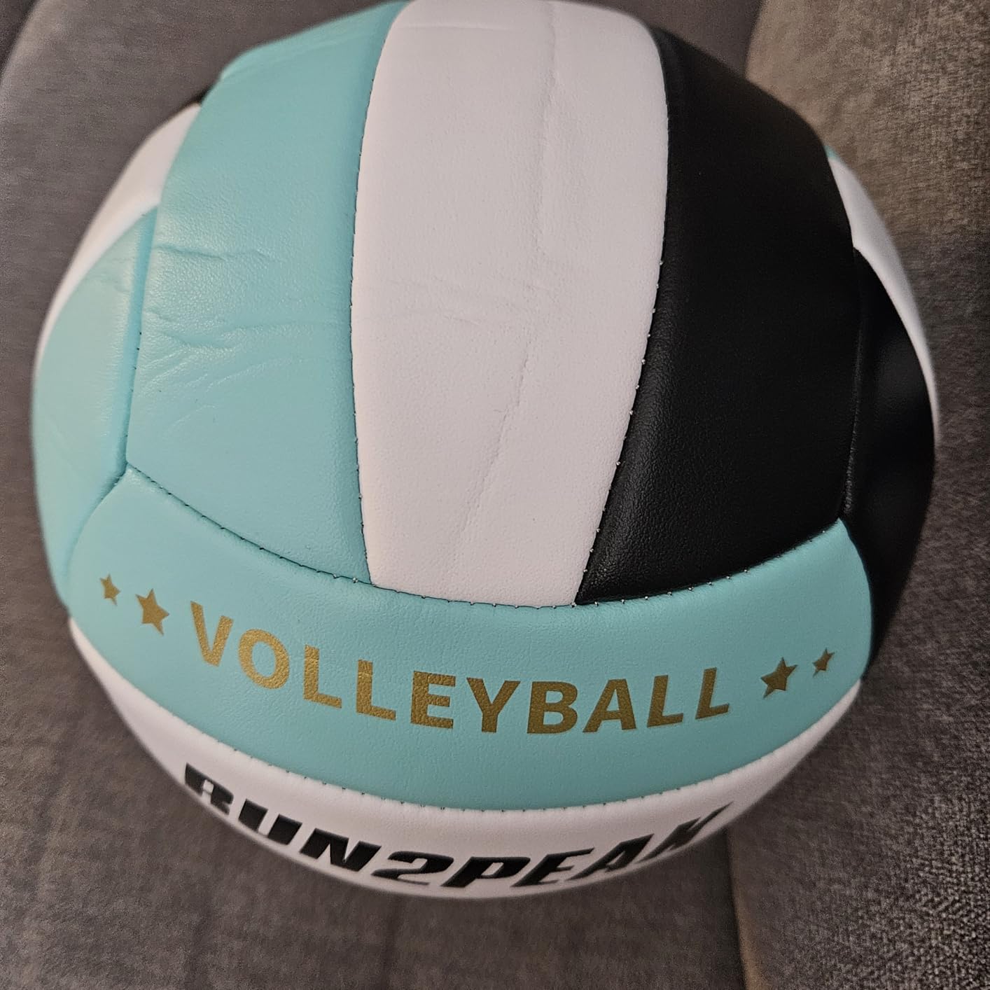 RUN2PEAK Soft Volleyball Ball Official Size 5 Volleyballs for Indoor Outdoor Beach Pool Game Play for Teen Beginner Recreational Team Professional PU Leather Training Practice Volley Balls customer photo 1
