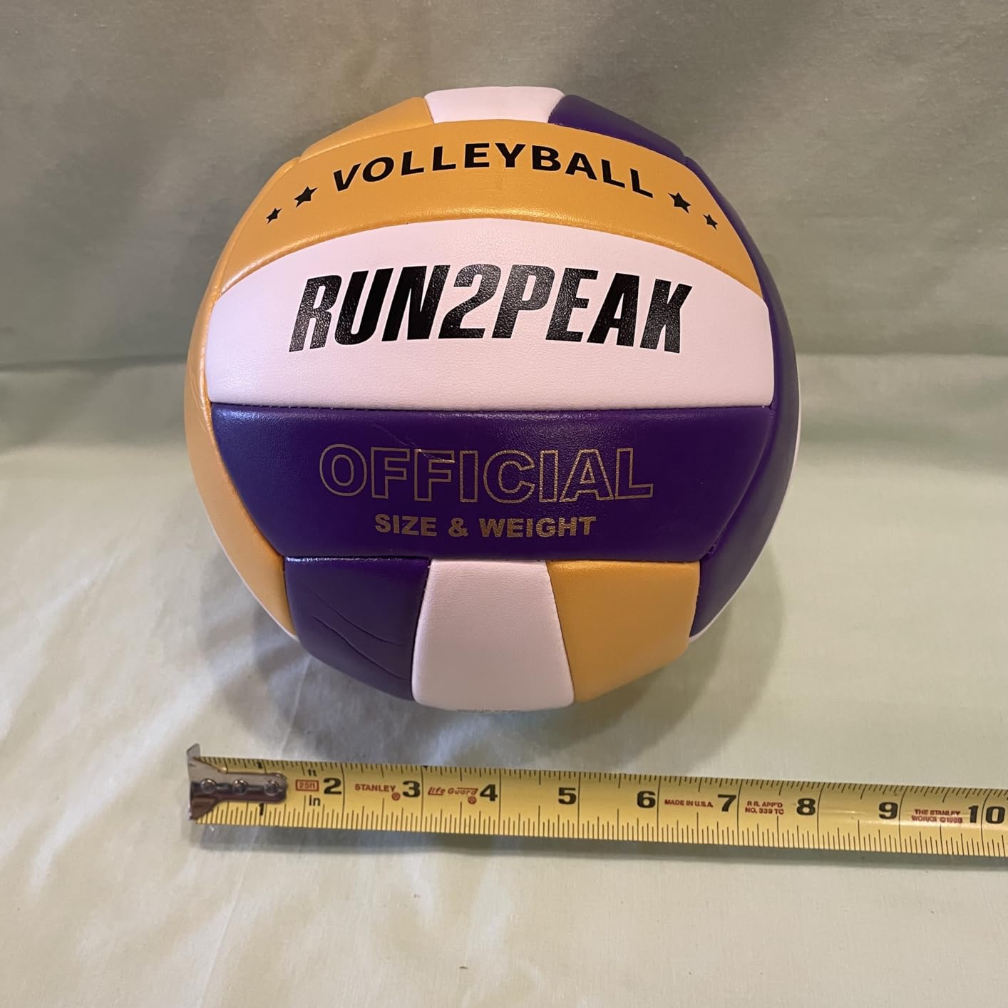 RUN2PEAK Soft Volleyball Ball Official Size 5 Volleyballs for Indoor Outdoor Beach Pool Game Play for Teen Beginner Recreational Team Professional PU Leather Training Practice Volley Balls customer photo 2