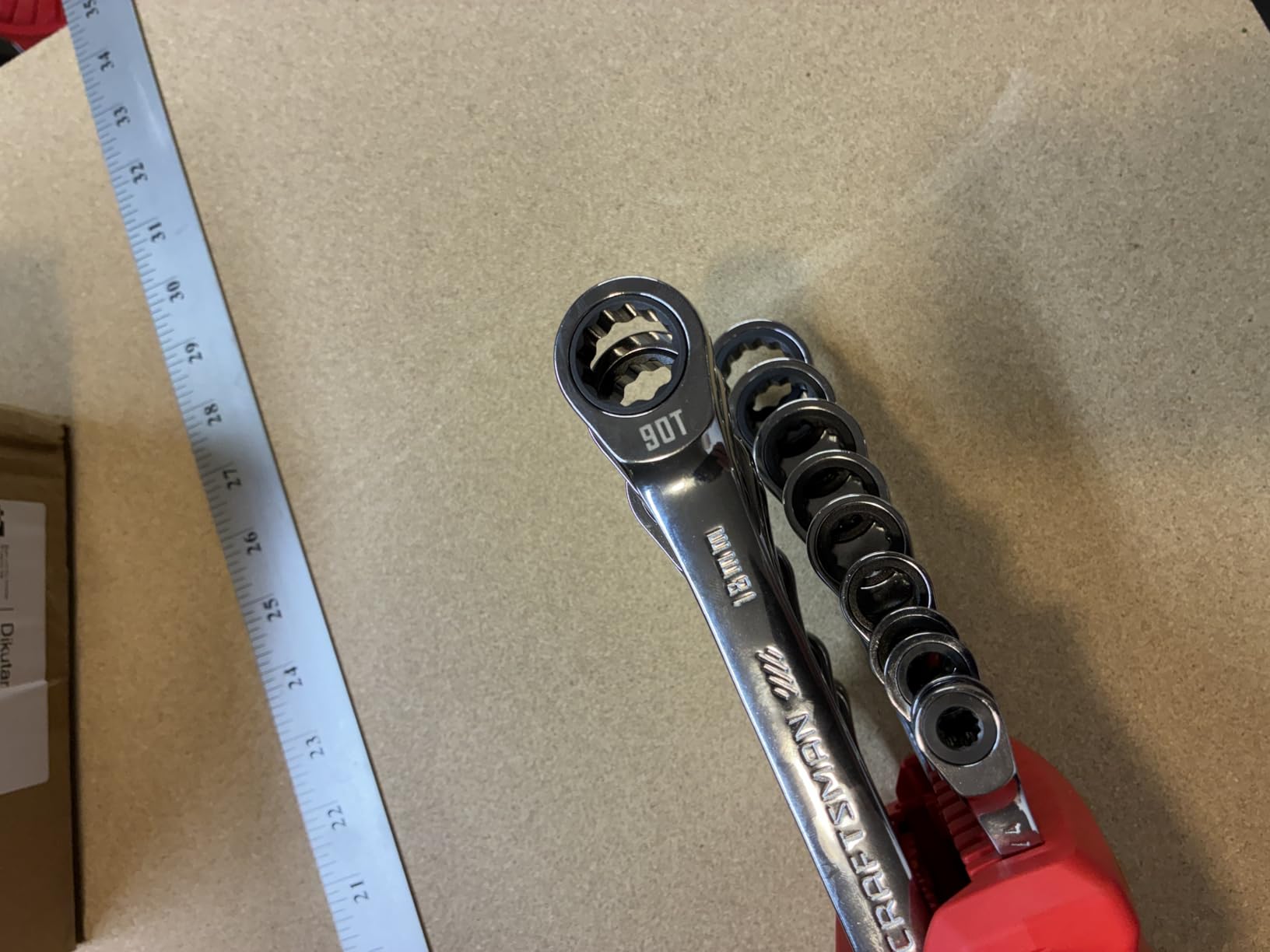 CRAFTSMAN Ratchet Wrenches Set, 20 Pc, 90 Tooth SAE/Metric Ratcheting Wrench Set with Case, 4 Degree Arc Swing (CMMT87220) customer photo 1