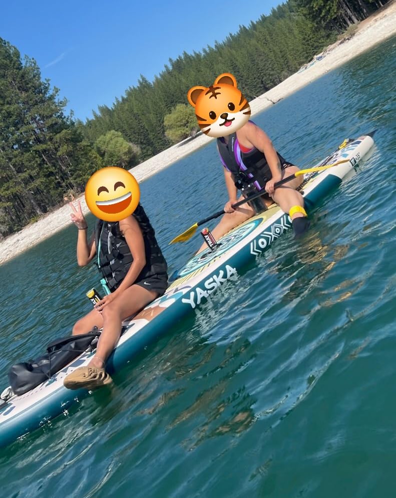 YASKA Inflatable Stand up Paddle Board 11ft with Premium SUP Accessories,Extra Wide Design Non-Slip Paddleboard for Beginner Adults Advenor Yoga Fishing customer photo 1