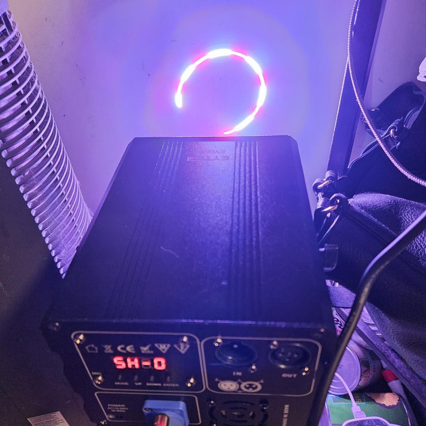 Stage Laser Lights with App Control, 2W Animation Laser Stage Light, DMX512/Sound Activated/Remote Control, Laser Light Show Projector for Stage, Clubs, Home Parties, Birthdays customer photo 1