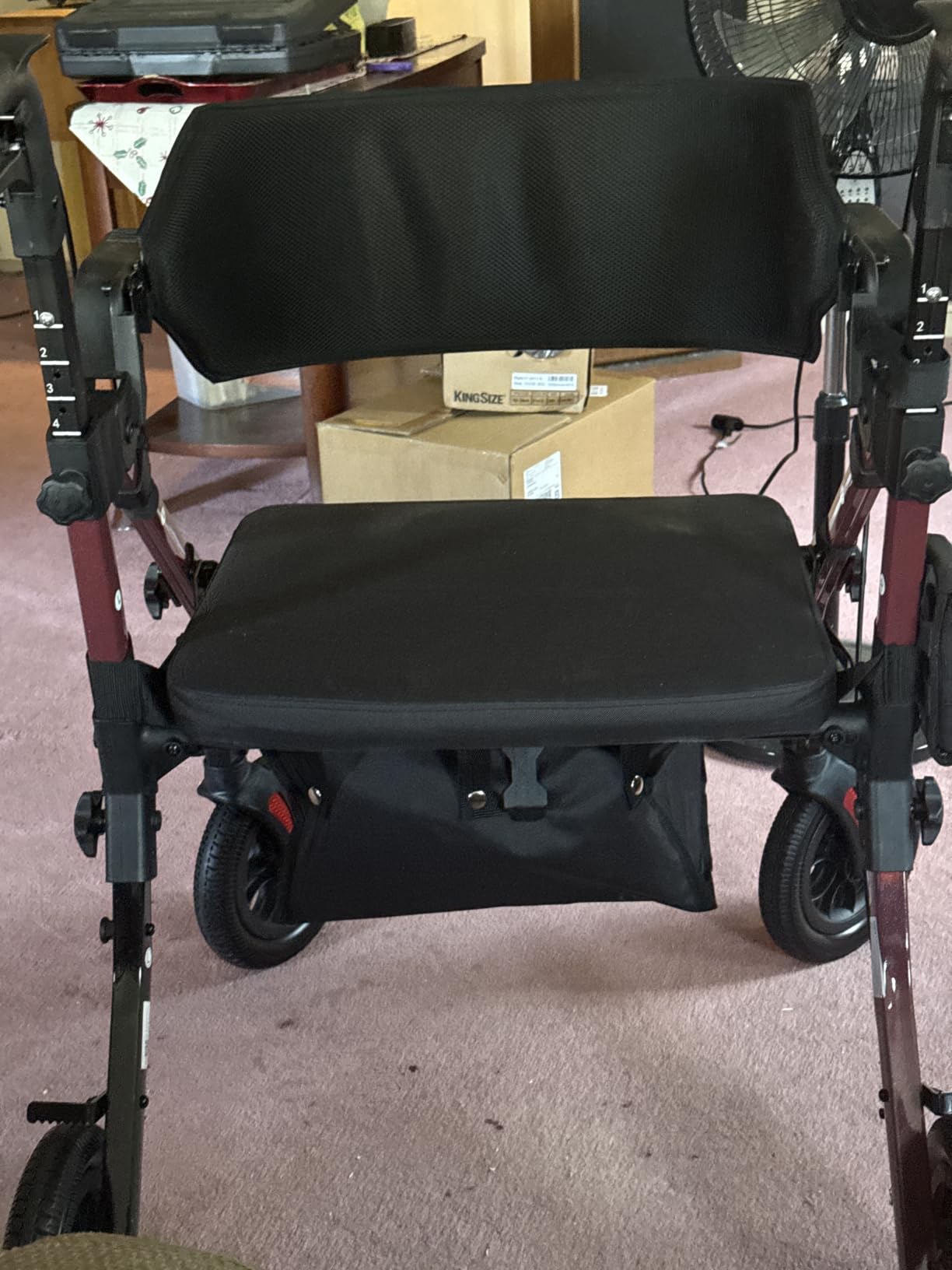 VOCIC Z59 Heavy Duty 2 in 1 Walker Wheelchair Combo, 400 Lbs, Wide Seat customer photo 1