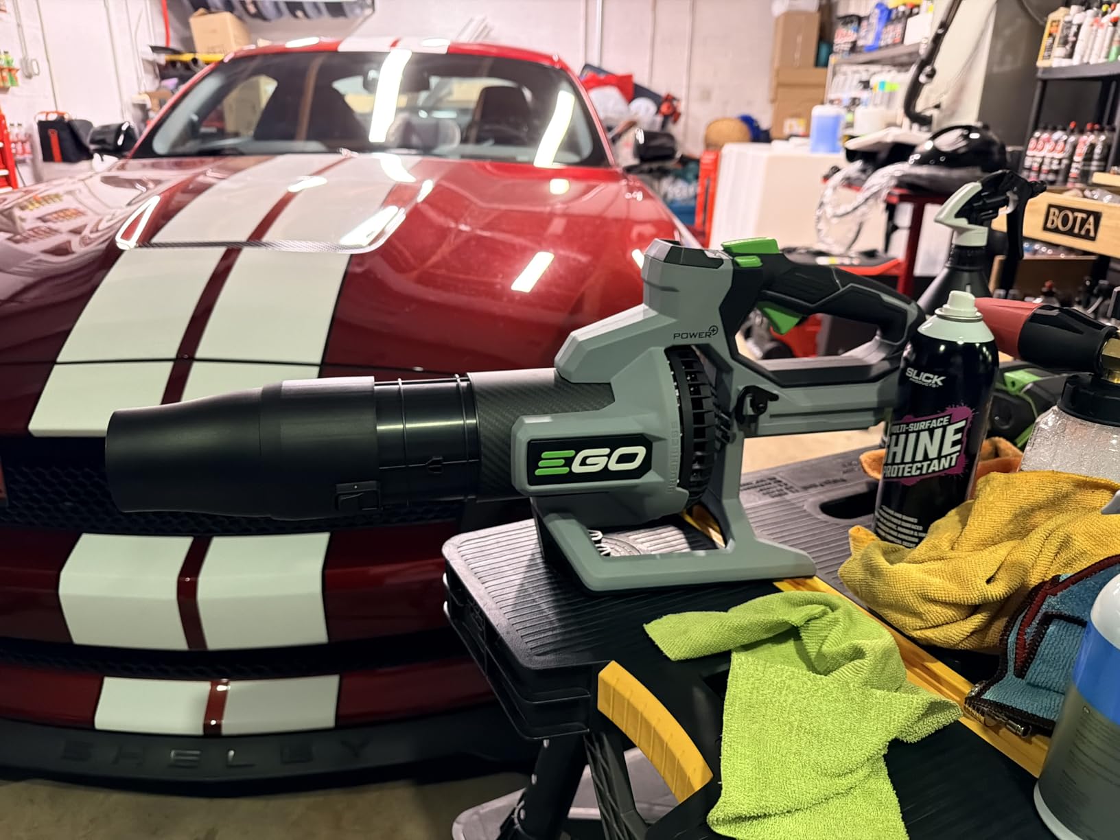 EGO Power+ Cordless Electric Leaf Blower, 880 CFM, Two Batteries - LB8803-2 customer photo 1