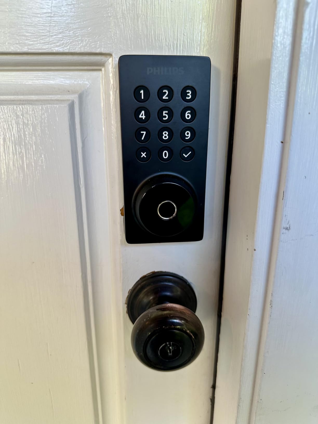 Philips WiFi Keypad Deadbolt with Handle, Built-in WiFi, APP Remote Control customer photo 1