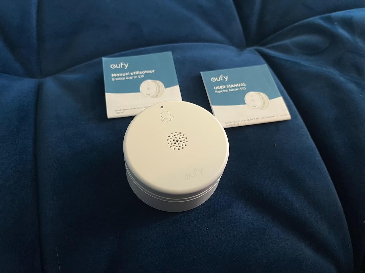 eufy Security Smoke Alarm E10, Smoke Detector, Ultra-Compact 70 mm Design customer photo 2