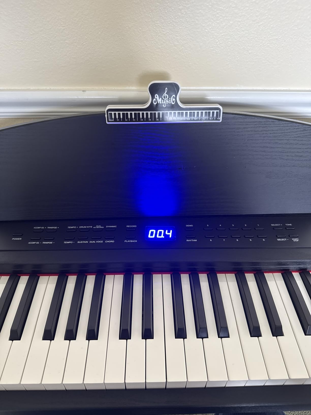 Ktaxon 88 Key Keyboard Piano Set, Full Size Digital Piano Keyboard-Black customer photo 2