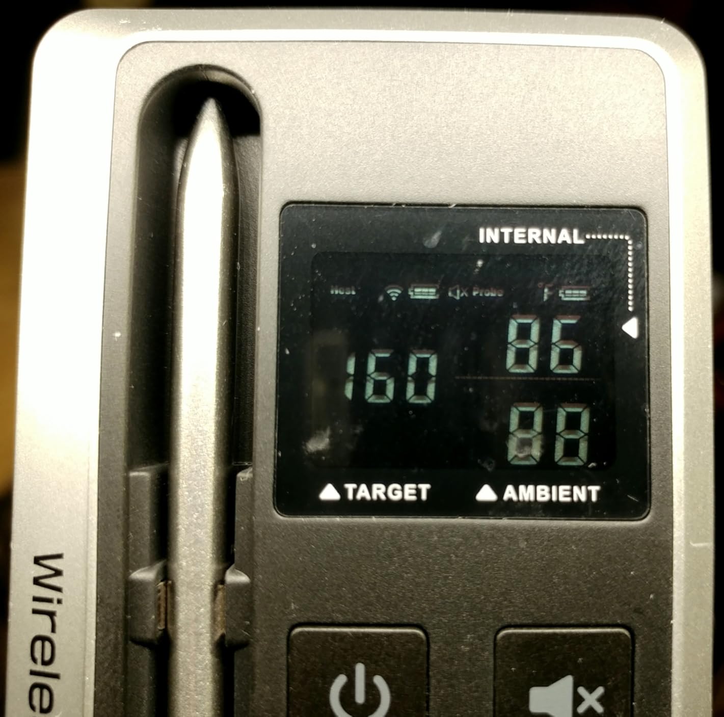 Wireless Meat Thermometer with Smart Timer & APP Control, 800ft Bluetooth Grill Food Thermometer - 0.19In-Ultra Thin Probe, ±0.5℉ Accuracy, Digital Backlit Screen for BBQ, Oven, Smoker, Kitchen customer photo 2