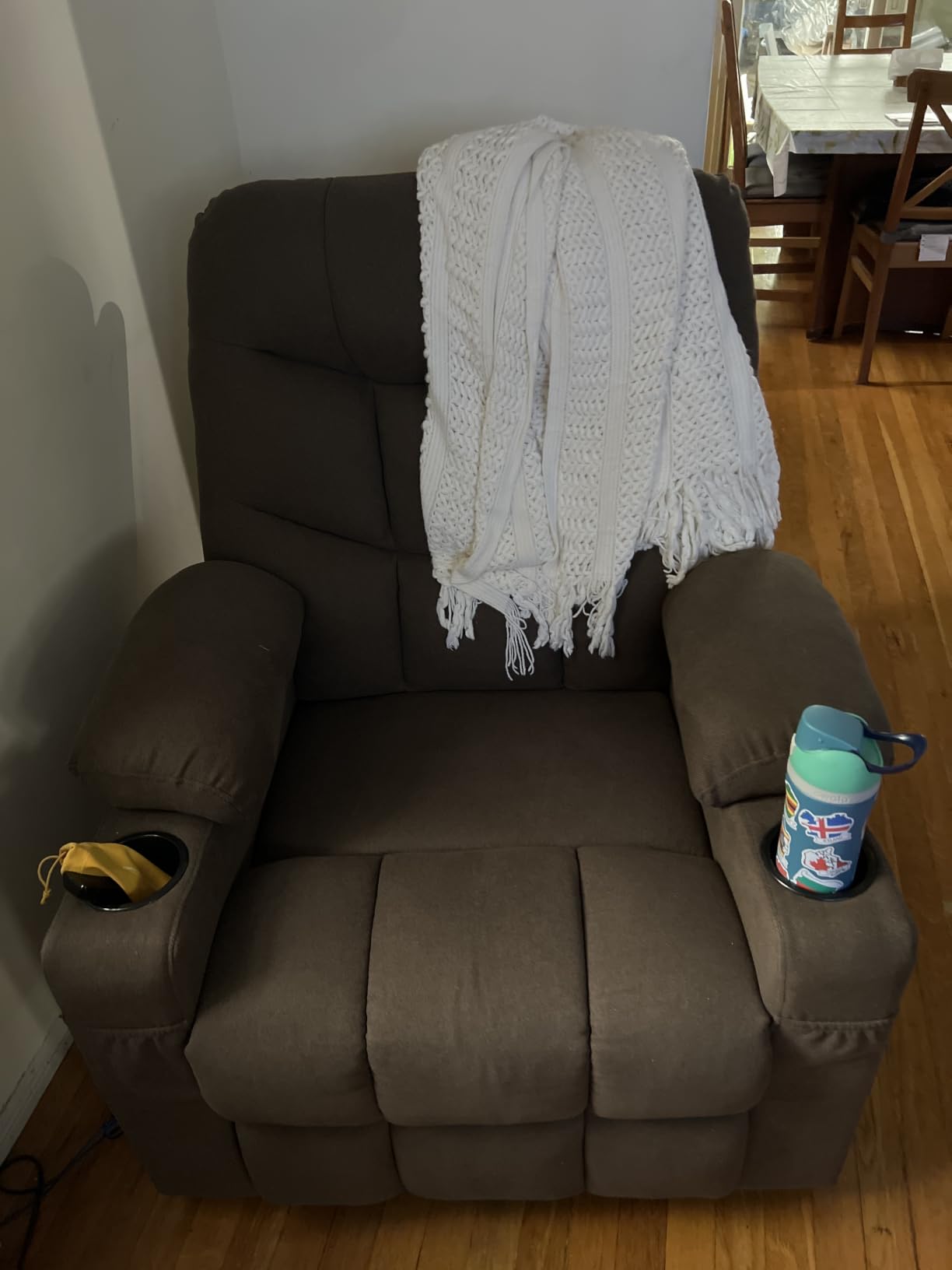 MCombo Power Lift Recliner Chair for Elderly, Fabric 7281(Dark Gray, Small) customer photo 1