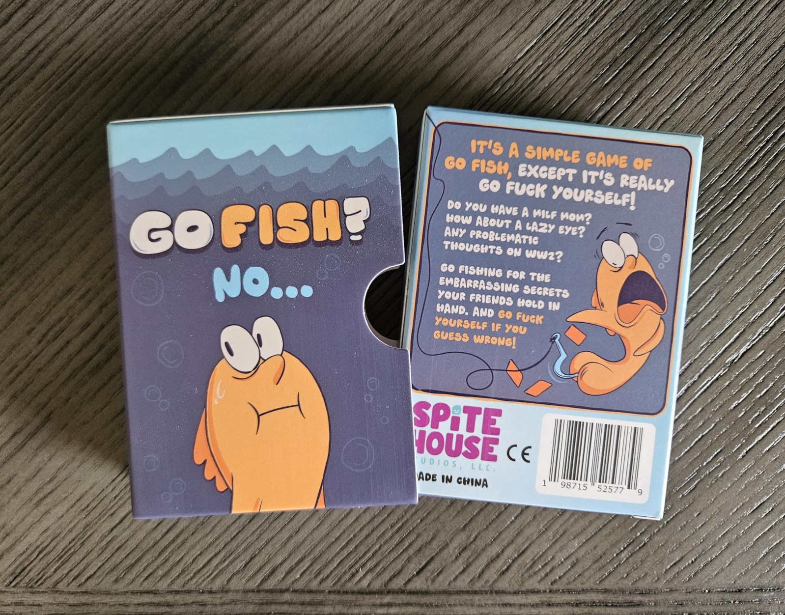 Go F Yourself! Grown Up Go Fish Card Game, Funny Gag Gift Card Deck customer photo 1