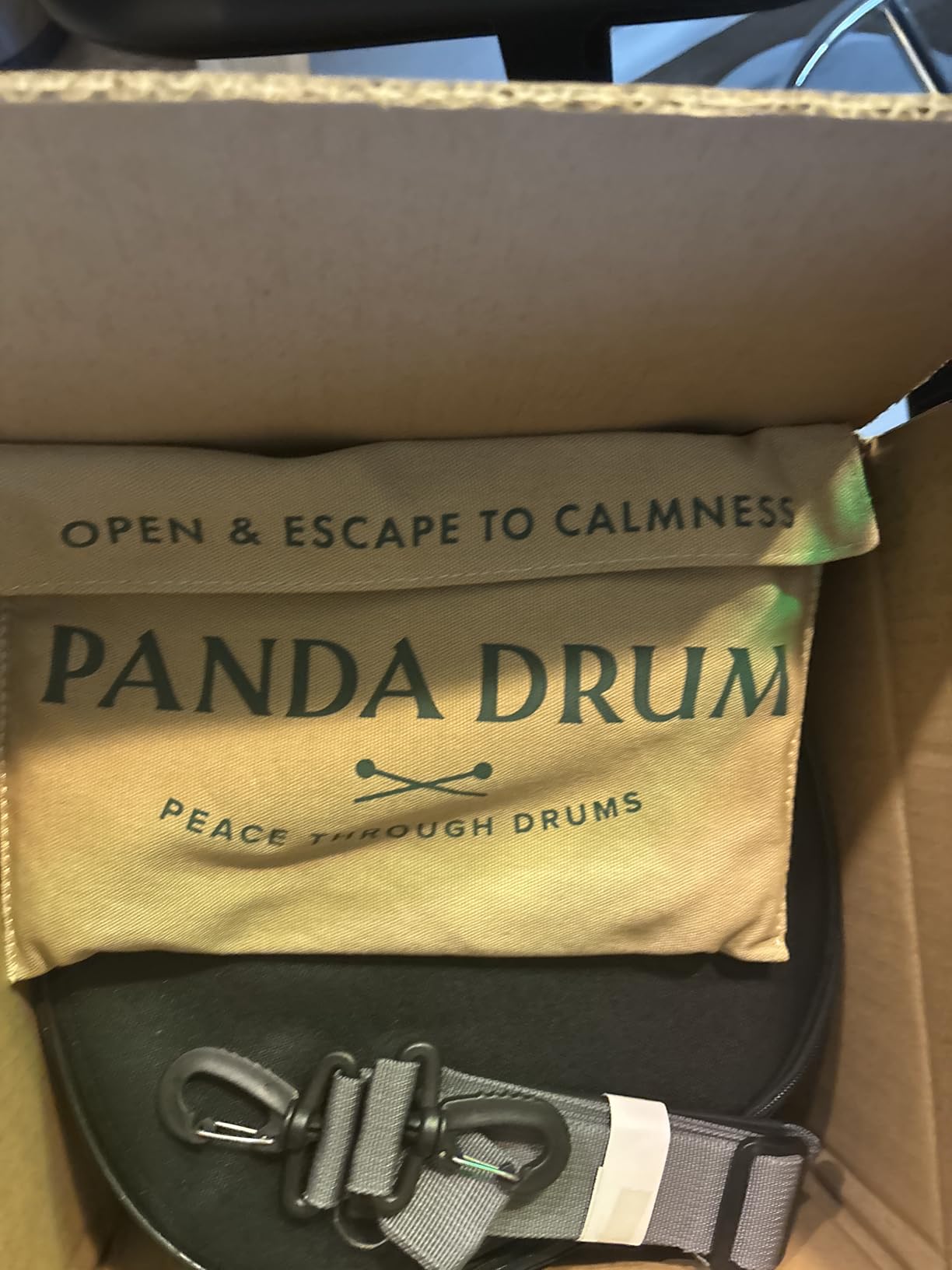 Panda Drum Plus (Sandstone) | Steel Tongue Drum | 11 Inch | Calming Handpan customer photo 2