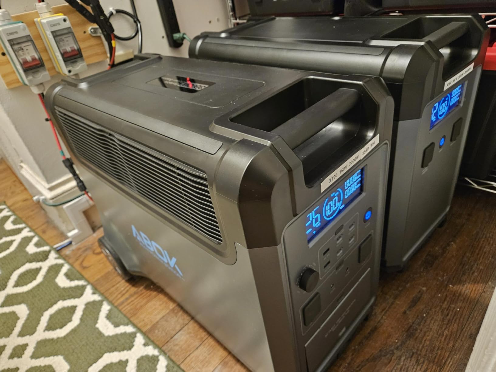 ABOK Ark3600 Portable Power Station with 400W Solar Panel,2000W Solar Input customer photo 2