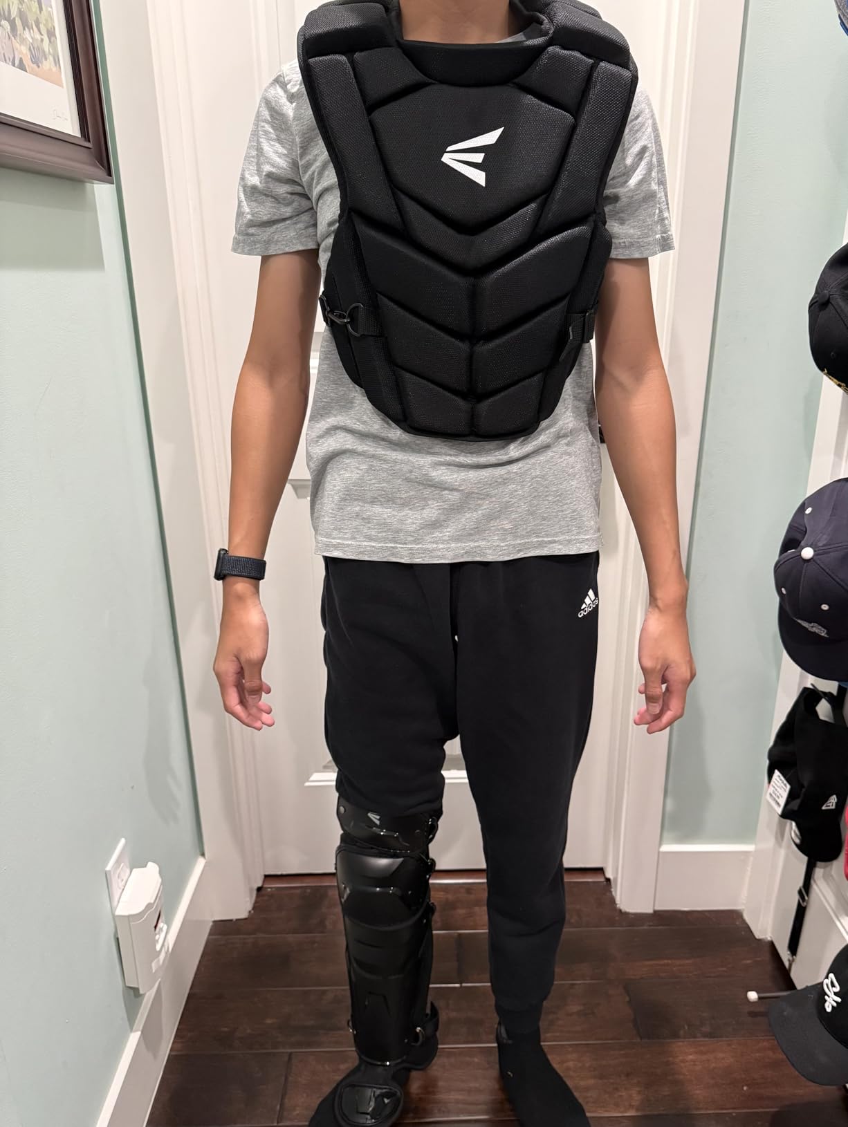 Easton | Black Magic 3.0 Youth Baseball Catcher Gear Set | Helmet, Chest Protector & Leg Guards | Multiple Sizes/Colors customer photo 1