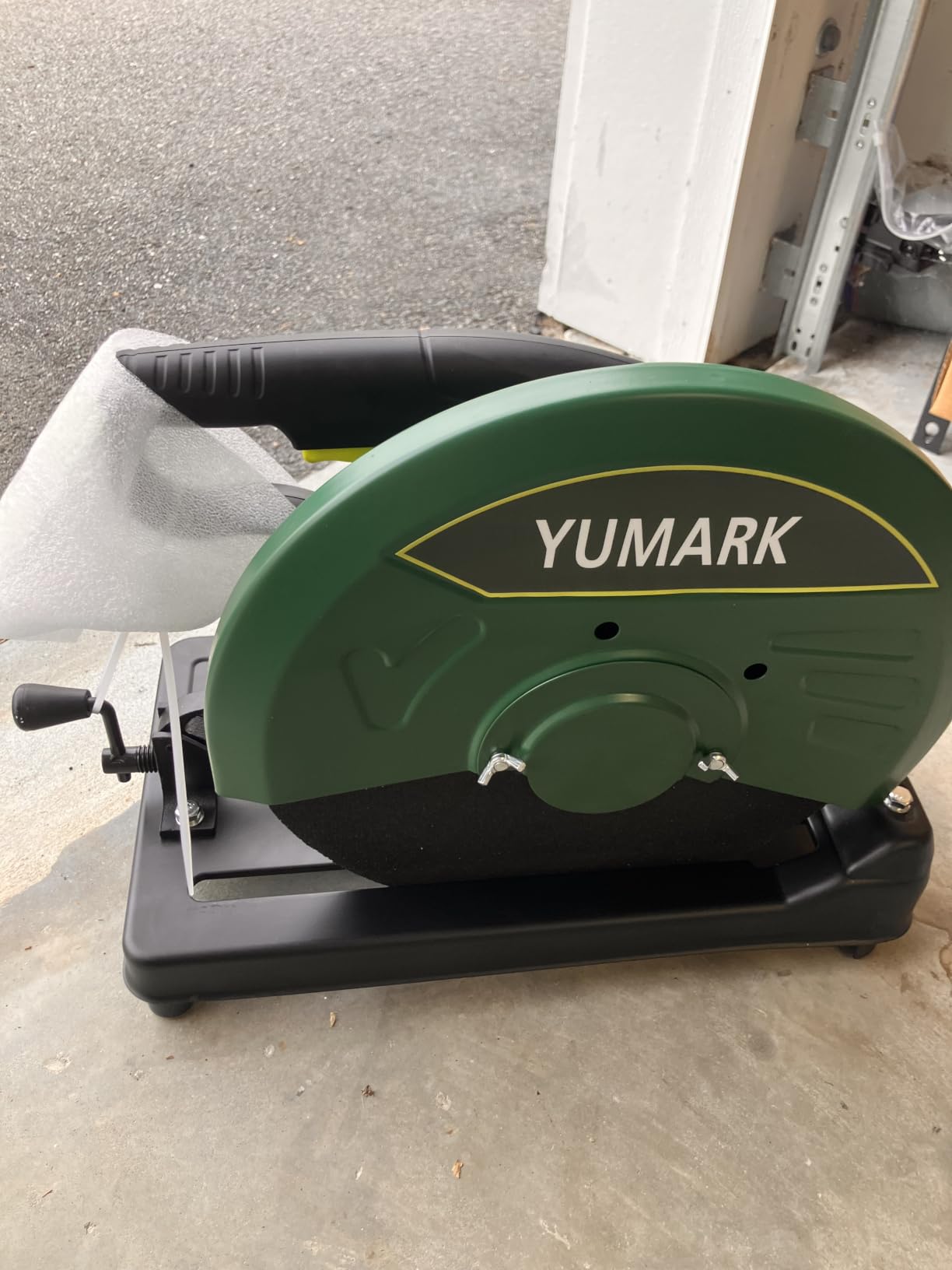 Abrasive Chop Saw, 2200W 3800RPM Steel Cutting Machine, Metal Cutting Saw with 14in Blade for Rebar, Angle Steel, Hollow Pipe Cutting customer photo 1