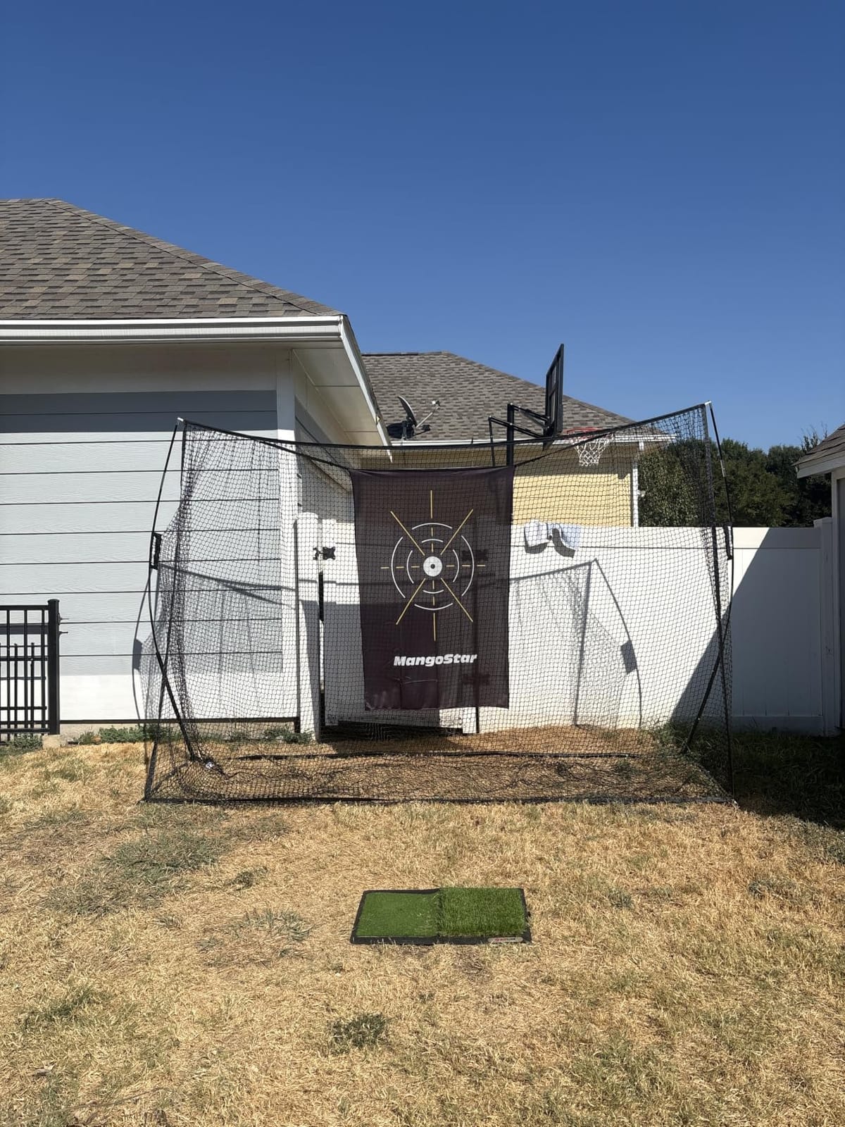 Mangostar Golf Net, 10x7ft Heavy Duty Golf Practice Net for Backyard customer photo 2