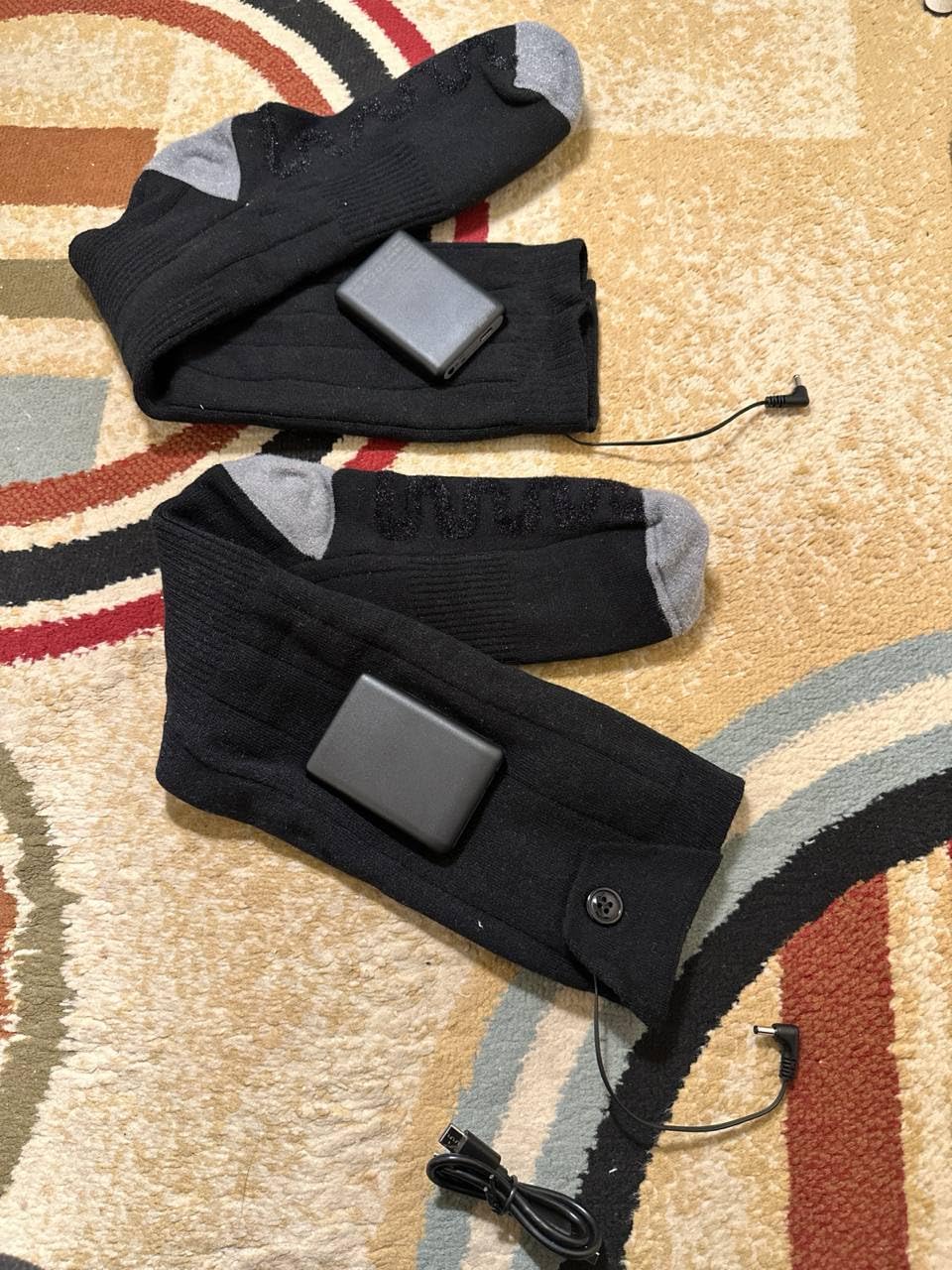 Heated Socks for Men Women with Rechargeable Battery Powered Electric Thermal Heating Socks Foot Warmers for Hunting customer photo 2