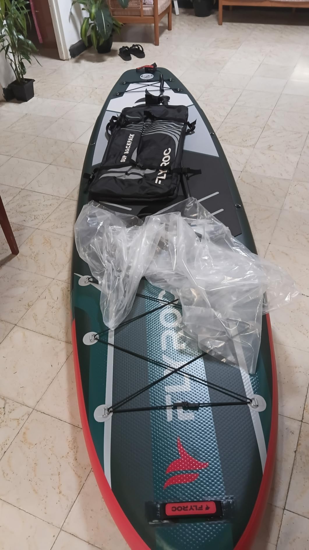 11'6/11’x35 Extra Wide Inflatable Paddle Board, 450/430lb Capacity Stand Up Paddle Board for Adults (x3), Stable Inflatable SUP, All Skill Levels, 3/5 Handles, 100L Backpack, 3PCS Paddle, 5L Dry Bag customer photo 2